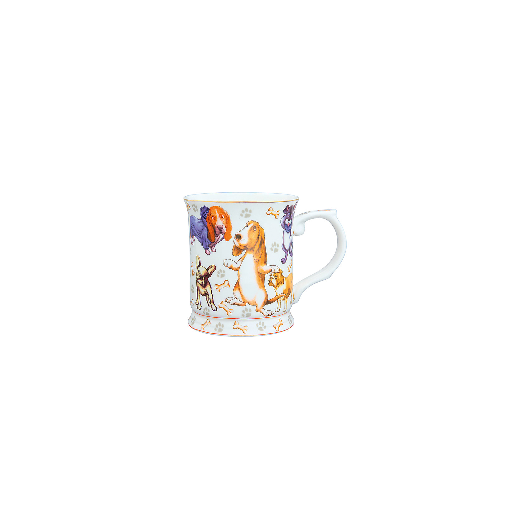 Кружка 400 мл Веселые собачки New Bone China, Elan Gallery Кружка 400 мл Веселые собачки New Bone China, Elan GalleryПосуда<br>Кружка 400 мл Elan Gallery 12,5*9*10 см. Веселые собачки NEW BONE CHINA, Elan Gallery Оригинальная кружка имеет объем 400 мл. Подойдет для чая, кофе и других напитков. Удобна в использовании благодаря устойчивой форме. Изделие имеет подарочную упаковку.<br><br>Ширина мм: 125<br>Глубина мм: 95<br>Высота мм: 106<br>Вес г: 292<br>Возраст от месяцев: 0<br>Возраст до месяцев: 1188<br>Пол: Унисекс<br>Возраст: Детский<br>SKU: 6668910