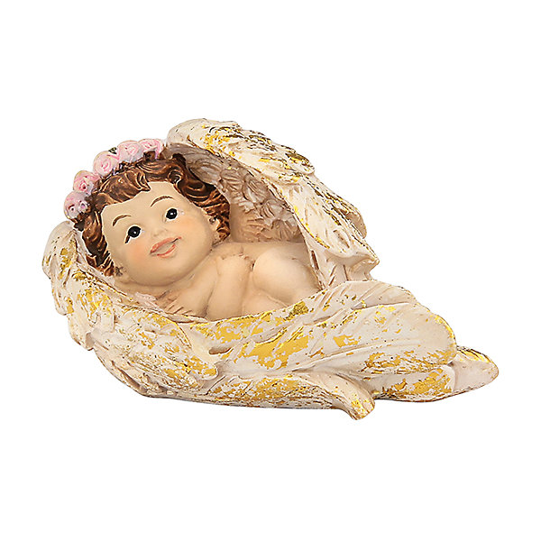 Фигурка декоративная Улыбчивый ангелочек, Elan Gallery Фигурка декоративная Улыбчивый ангелочек, Elan GalleryДетские предметы интерьера<br>Характеристики товара:<br><br>• цвет: мульти<br>• материал: полистоун<br>• высота: 5 см<br>• вес: 100 г<br>• подходит к любому интерьеру<br>• отлично проработаны детали<br>• универсальный размер<br>• страна бренда: Российская Федерация<br>• страна производства: Китай<br><br>Такая декоративная фигурка - отличный пример красивой вещи для любого интерьера. Благодаря универсальному дизайну и расцветке она хорошо будет смотреться в помещении.<br><br>Декоративная фигурка может стать отличным приобретением для дома или подарком для любителей симпатичных вещей, украшающих пространство.<br><br>Бренд Elan Gallery - это красивые и практичные товары для дома с современным дизайном. Они добавляют в жильё уюта и комфорта! <br><br>Фигурку декоративную Улыбчивый ангелочек, Elan Gallery можно купить в нашем интернет-магазине.<br><br>Ширина мм: 45<br>Глубина мм: 45<br>Высота мм: 80<br>Вес г: 84<br>Возраст от месяцев: 0<br>Возраст до месяцев: 1188<br>Пол: Унисекс<br>Возраст: Детский<br>SKU: 6668939