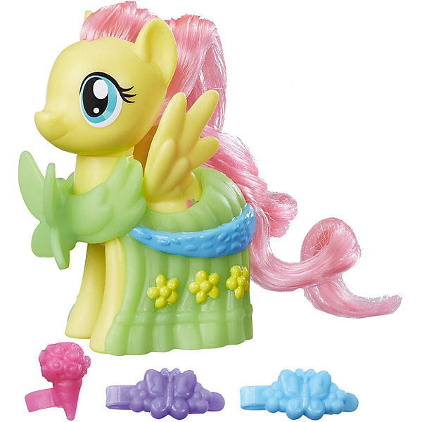 Игровой набор Hasbro My little Pony Пони-модницы, Флаттершай Игровой набор Hasbro My little Pony Пони-модницы, ФлаттершайПопулярные игрушки<br>Характеристики товара:<br><br>• возраст: от 3 лет;<br>• материал: пластик;<br>• в комплекте: фигурка пони, аксессуары;<br>• размер фигурки: 8 см;<br>• размер упаковки: 18,4х17,8х4,8 см;<br>• вес упаковки: 145 гр.;<br>• страна производитель: Китай.<br><br>Игровой набор «Пони-модницы» My Little Pony Hasbro создан по мотивам известного мультсериала. В наборе фигурка пони Флаттершай с розовой гривой и зеленым костюмчиком, украшенным цветами. Стильные аксессуары дополнят образ маленькой пони. Мягкий хвостик и гриву можно расчесывать, заплетать, украшать, придумывая каждый раз новый оригинальный образ. <br><br>Игровой набор «Пони-модницы» My Little Pony Hasbro B8810/B9621 можно приобрести в нашем интернет-магазине.<br><br>Ширина мм: 48<br>Глубина мм: 178<br>Высота мм: 184<br>Вес г: 145<br>Возраст от месяцев: 36<br>Возраст до месяцев: 2147483647<br>Пол: Женский<br>Возраст: Детский<br>SKU: 6674410