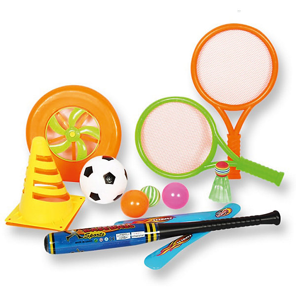 Игровой набор для детей "4 в 1", 11 предметов в сумке,YG Sport