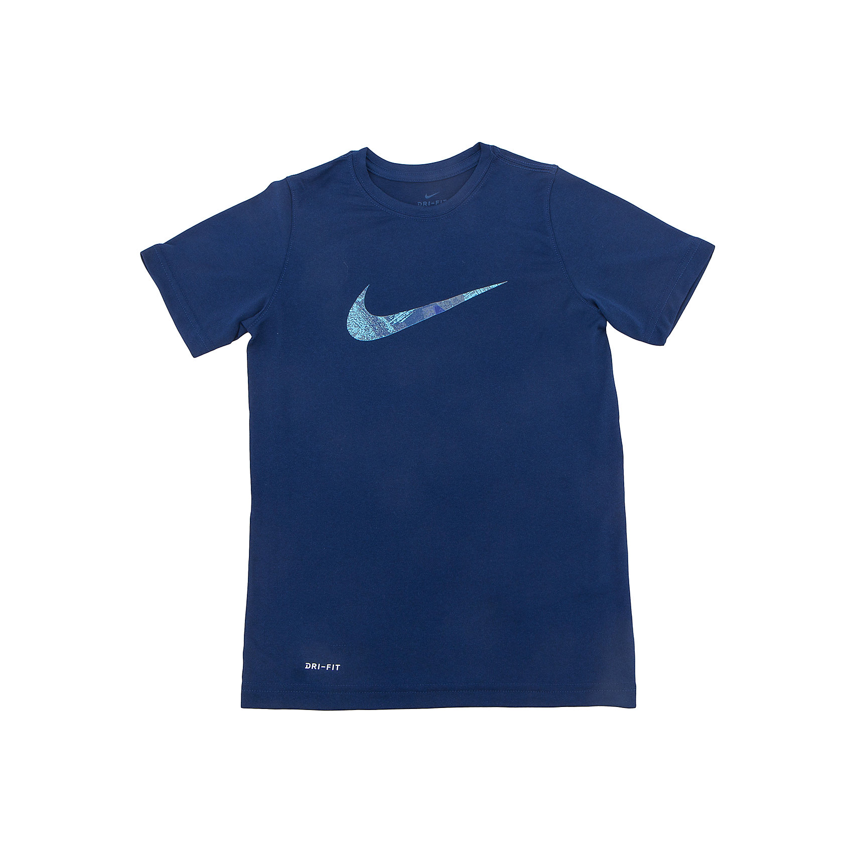 Футболка NIKE Футболка NIKEФутболки, поло и топы<br>Футболка NIKE<br><br>Состав:<br>полиэстер 100%<br><br>Ширина мм: 199<br>Глубина мм: 10<br>Высота мм: 161<br>Вес г: 151<br>Цвет: синий<br>Возраст от месяцев: 156<br>Возраст до месяцев: 168<br>Пол: Унисекс<br>Возраст: Детский<br>Размер: 158/170,122/128,128/134,135/140,147/158<br>SKU: 6676594