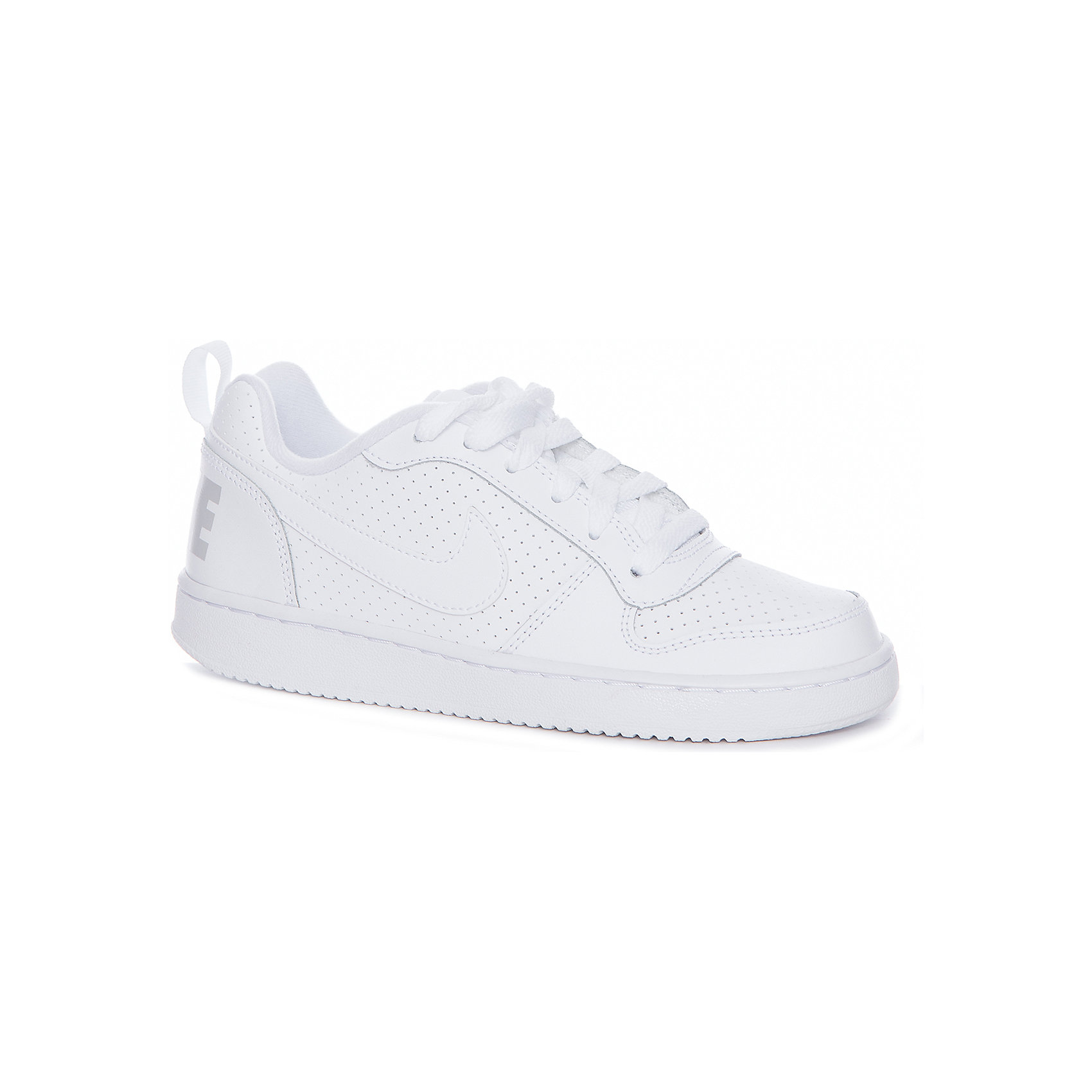 Кеды NIKE Кеды NIKEКеды<br>Кеды NIKE<br>Кроссовки Nike Recreation Low. Модель хорошо держит форму и обеспечивает поддержку с низким профилем. Низкопрофильный бортик обеспечивает естественную комфортную посадку в области щиколотки. Внутренняя отделка из текстиля обладает высокими дышащими свойствами. Верх ботинок выполнен из натуральной кожи (54%), что позволяет чувствовать себя комфортно при любой погоде. Подошва с особым протектором способствует надежному сцеплению с поверхностью. Прочная подметка из твердой резины повышает износостойкость кроссовок.<br>Состав:<br>верх: кожа 54%, синт.кожа 46%, , внутри: текстиль 100%, подошва: резина , 100%<br><br>Ширина мм: 250<br>Глубина мм: 150<br>Высота мм: 150<br>Вес г: 250<br>Цвет: белый<br>Возраст от месяцев: 156<br>Возраст до месяцев: 1188<br>Пол: Унисекс<br>Возраст: Детский<br>Размер: 35.5,36,37,37.5,38,38.5,39,34.5<br>SKU: 6676758