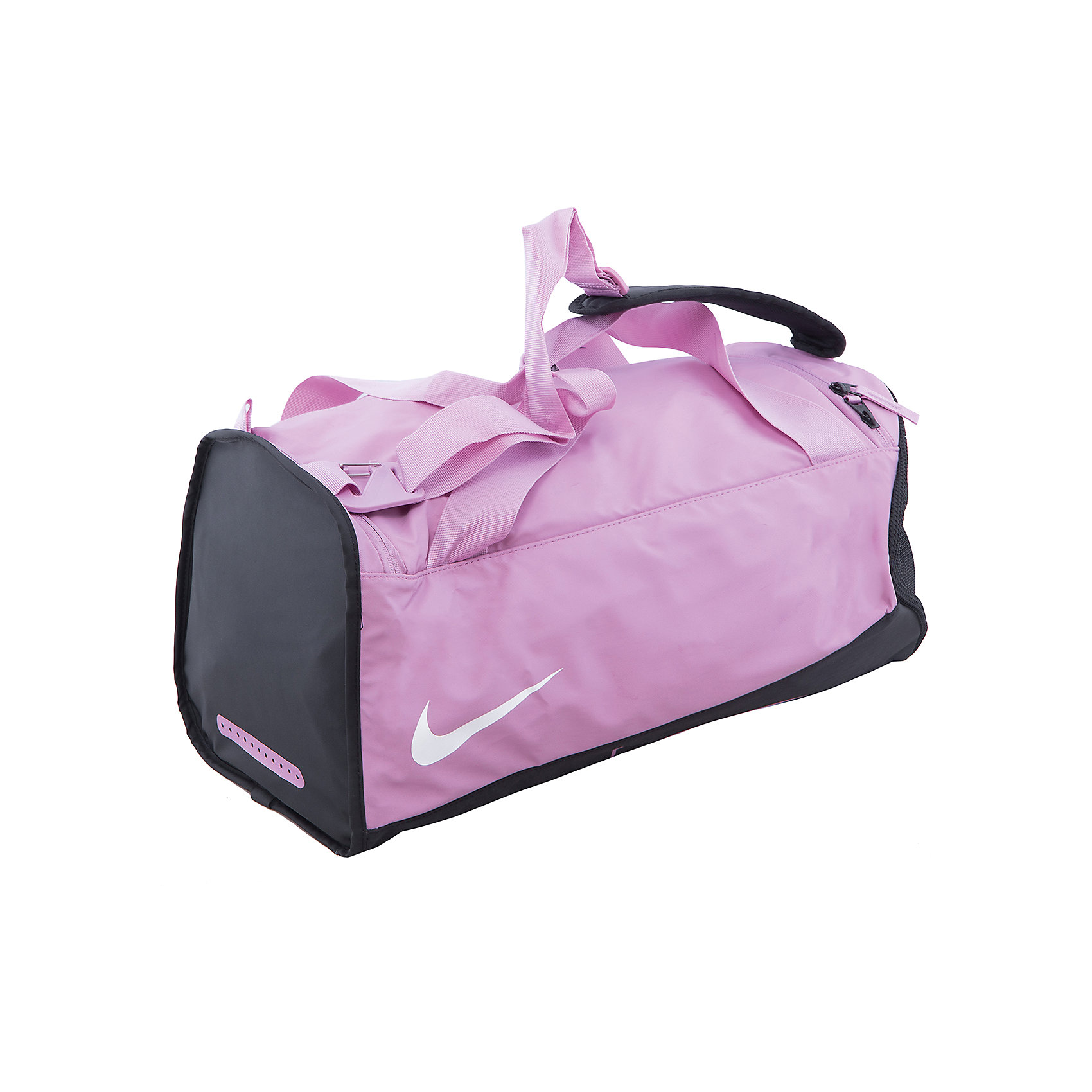 Сумка NIKE Сумка NIKEСпортивные сумки<br>Характеристики товара:<br><br>• цвет: розовый<br>• спортивный стиль<br>• состав: 100% полиэстер<br>• декорирована принтом<br>• большое основное отделение<br>• регулируемые лямки<br>• застежка: молния<br>• износостойкий материал<br>• коллекция: весна-лето 2017<br>• страна бренда: США<br>• страна изготовитель: Индонезия<br><br>Продукция бренда NIKE известна высоким качеством, уникальным узнаваемым дизайном и проработанными деталями, которые создают удобство при занятиях спортом и долгой ходьбе. <br><br>Уход за такой сумкой прост, она легко чистится и быстро сушится. Дополнена регулируемыми лямками, которые помогут обеспечить комфорт при ношении сумки. <br><br>Вместительные отделения сумки позволяют взять с собой нужные вещи, а удобный дизайн делает её незаменимой для спортсменов. Модель стильно выглядит и хорошо смотрится с одеждой разных цветов и стилей.<br><br>Сумку NIKE (Найк) можно купить в нашем интернет-магазине.<br><br>Ширина мм: 170<br>Глубина мм: 157<br>Высота мм: 67<br>Вес г: 117<br>Цвет: зеленый<br>Возраст от месяцев: 168<br>Возраст до месяцев: 1188<br>Пол: Унисекс<br>Возраст: Детский<br>Размер: one size<br>SKU: 6676769