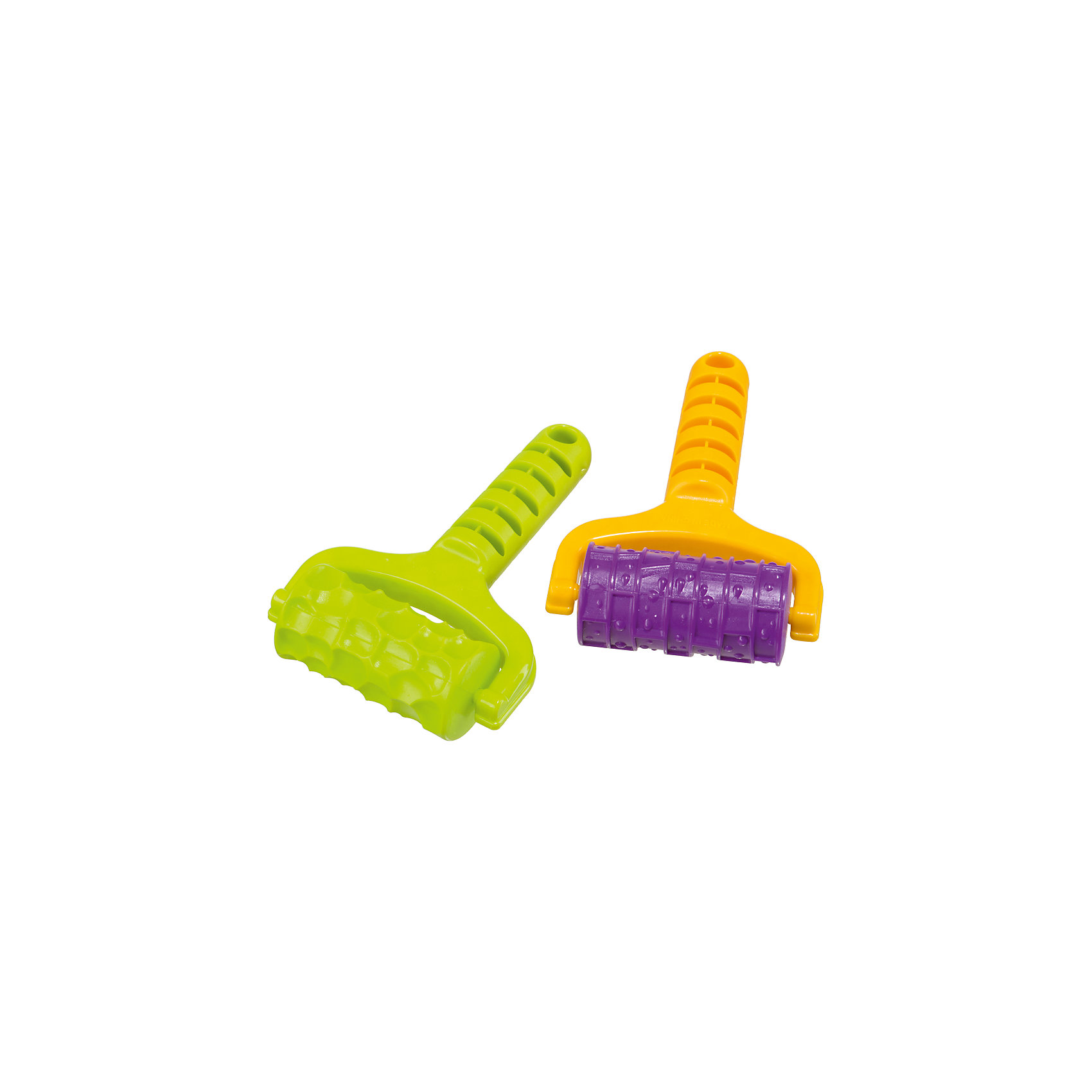 Валики для игр с песком Brick Rollers Set, Happy Baby Валики для игр с песком Brick Rollers Set, Happy BabyИгрушки для малышей<br>Рекомендуется детям старше 3 лет.<br>В наборе 2шт.<br>Срок службы: 5 лет.<br>Особых условий хранения и транспортировки не требует.<br>РАЗВИВАЕТ:<br>Воображение.<br>Мелкую моторику.<br>Интеллект.<br>УХОД<br>Перед использованием обработать игрушки чистой влажной тканью.<br><br>ОПИСАНИЕ<br>Эти оригинальные игрушки позволят креативно разнообразить детские игры с песком, ведь они оставляют интересные и развивающие фантазию отпечатки. Валики можно использовать для оформления замка, дорожек или площадки для игры.<br><br>Ширина мм: 80<br>Глубина мм: 45<br>Высота мм: 145<br>Вес г: 73<br>Возраст от месяцев: 36<br>Возраст до месяцев: 2147483647<br>Пол: Унисекс<br>Возраст: Детский<br>SKU: 6679322