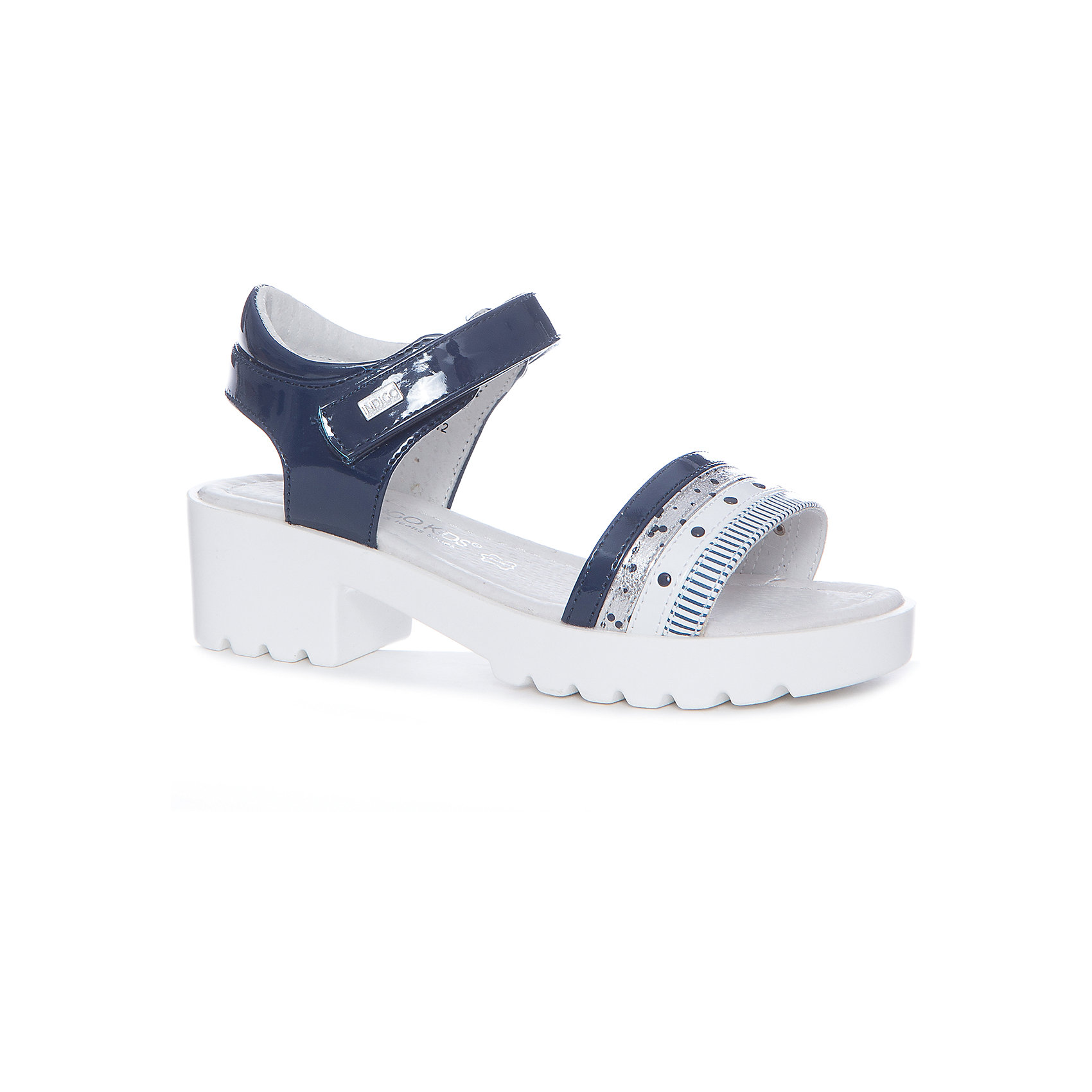 Босоножки для девочки Indigo kids Босоножки для девочки Indigo kidsБосоножки<br>Сандалии для девочки Indigo kids<br>Состав:Материал верха - Кожа искусственная, Материал подклада - Кожа натуральная<br><br>Ширина мм: 219<br>Глубина мм: 154<br>Высота мм: 121<br>Вес г: 343<br>Цвет: синий<br>Возраст от месяцев: 156<br>Возраст до месяцев: 1188<br>Пол: Женский<br>Возраст: Детский<br>Размер: 38,33,34,35,36,37<br>SKU: 6679621