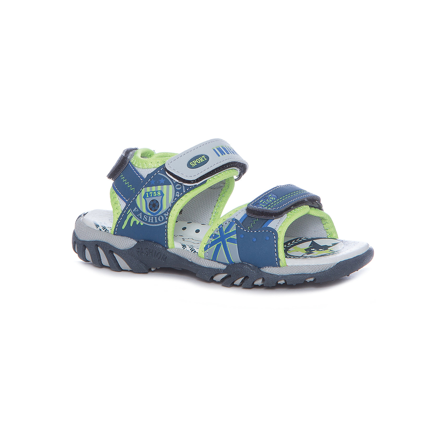 Сандалии для мальчика Indigo kids Сандалии для мальчика Indigo kidsСандалии<br>Сандалии для мальчика Indigo kids<br>Состав:Материал верха - Текстиль/Искусственная кожа, Материал подклада - Текстиль<br><br>Ширина мм: 219<br>Глубина мм: 154<br>Высота мм: 121<br>Вес г: 343<br>Цвет: синий<br>Возраст от месяцев: 132<br>Возраст до месяцев: 144<br>Пол: Мужской<br>Возраст: Детский<br>Размер: 35,29,30,31,32,33,34<br>SKU: 6679668