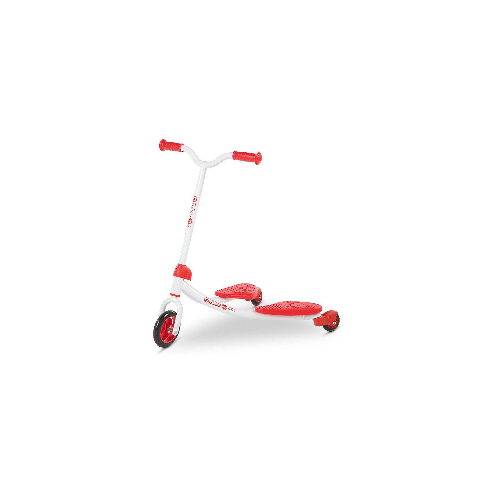 Трекхколесный инерционный Fliker J2, красный, Y-Bike Трекхколесный инерционный Fliker J2, красный, Y-BikeСамокаты<br>Самокат инерционный Yvolution Fliker J2 - уникальный и стильный самокат, который сделает прогулки малыша веселыми и увлекательными, а также станет прекрасным тренажером для ребенка. <br><br>Самокат Yvolution Fliker J2 предназначен для детей в возрасте от 3 лет. Основной особенностью самоката является то, что он приводится в движение за счет перемещения центра массы тела из стороны в сторону, по принципу карвингового катания, как на лыжах, роликах или коньках. Такой самокат будет прекрасно тренировать все группы мышц и вестибулярный аппарат, нагрузка при катании будет распределяться равномерно по всему телу. <br><br>Самокат выполнен в белом и красном цвете. Имеет большие прочные полиуретановые колеса, рулевая стойка не регулируется по высоте. Крылья зафиксированы (не сводятся и не разводятся во время катания), что позволяет даже маленьким детям быстро освоить технику катания на данном самокате. <br><br>Основные характеристики:<br><br><br>трехколесный инерционный самокат для детей от 3-х лет,<br>специально разработан для начинающих райдеров,<br>стабильная платформа,<br>большие колеса для плавного движения. <br><br>Максимально допустимый вес ребенка: 20 кг.<br>Вес самоката 2,6 кг.<br><br>Ширина мм: 600<br>Глубина мм: 410<br>Высота мм: 650<br>Вес г: 2600<br>Возраст от месяцев: 36<br>Возраст до месяцев: 2147483647<br>Пол: Унисекс<br>Возраст: Детский<br>SKU: 6679959
