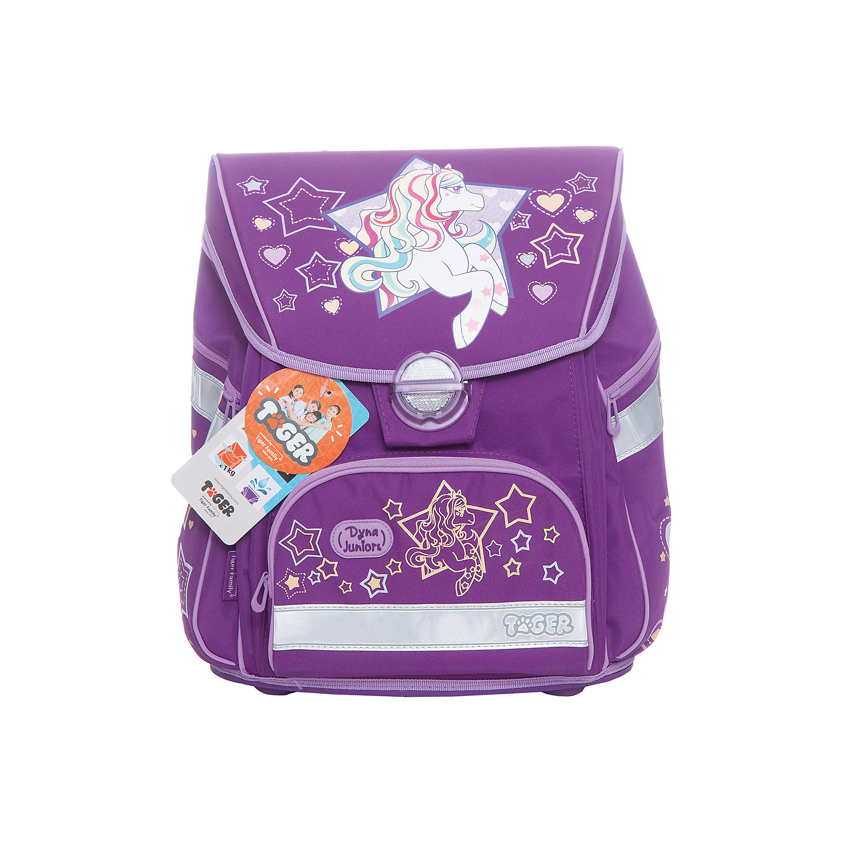 Ранец школьный DYNA JUNIORS RAINBOW PONY Ранец школьный DYNA JUNIORS RAINBOW PONYРанцы<br>Вес:1000грамм<br>Размер: 38 х 34 х 22 см<br>Состав: Ранец<br>Наличие светоотражающих элементов: да<br>Материал: полиэстер<br>Объем: 18 литров<br>Спина: жесткая<br>Наличие дополнительных карманов внутри: да<br>Дно выбрать: пластиковое<br>Количество отделений внутри: 2<br>Боковые карманы: есть молния<br>Замок: защелка<br>Вмещает А4: да<br>Подойдет для возраста 8-14 лет для роста 128-146 <br>Атомическая.спинка регулируется при помощи застежки-липучки, синий, для мальчиков<br>Ранец выполнен из влагоустойчивой ткани. Замок легко открывать и закрывать. Имеется регулируемый нагрудный ремень, светоотражающие элементы на всех 4 сторонах. Усиленное дно, удобные регулируемые лямки, два боковых кармана на молниях, карман на молнии на лицевой части ранца. Внутри имеется большое отделение для книг, внутренний карман.<br><br>Ширина мм: 340<br>Глубина мм: 220<br>Высота мм: 380<br>Вес г: 1000<br>Возраст от месяцев: 96<br>Возраст до месяцев: 168<br>Пол: Женский<br>Возраст: Детский<br>SKU: 6680114