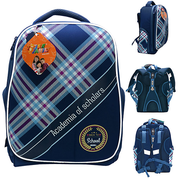 Рюкзак школьный EXPERT STYLE Academia of Scholars Рюкзак школьный EXPERT STYLE Academia of ScholarsРанцы<br>Вес:1000грамм<br>Размер: 41 х 31 х 23 см<br>Состав: Ранец<br>Наличие светоотражающих элементов: да<br>Материал: полиэстер<br>Объем: 20 литров<br>Спина: жесткая<br>Наличие дополнительных карманов внутри: да<br>Дно выбрать: пластиковое<br>Количество отделений внутри: 2<br>Боковые карманы: да молния<br>Замок: молния<br>Вмещает А4: да<br>Подойдет для возраста 8-14 лет для роста 128-146 <br>Рюкзак школьный.Жесткий каркас. С многоуровневой системой регулировки задней спинки, для мальчиков. вес-1000 гр. объем-20 л<br>Анатомическая эргономичная сетчатая спинка с дополнительной циркуляцией воздуха с многоуровневой системой регулировки<br>Регулируемый удерживающий нагрудный ремень<br>Регулируемые сверху и снизу задние лямки со светоотражающимими полосками безопасности<br>Водоотталкивающая ткань <br>Лицевая панель с ЕВА уплотнением<br>Эргономичная ручка<br>Дополнительная ручка-петля <br>2 вместительных отделения на молнии с эластичным и сетчатым карманами для канцелярских принадлежностей внутри<br>Боковые карманы на молнии<br>Светоотражающие элементы на лицевой стороне задних лямках<br>Противоскользящее водонепроницаемое дно.<br><br>Ширина мм: 410<br>Глубина мм: 230<br>Высота мм: 310<br>Вес г: 1000<br>Возраст от месяцев: 72<br>Возраст до месяцев: 168<br>Пол: Мужской<br>Возраст: Детский<br>SKU: 6680119