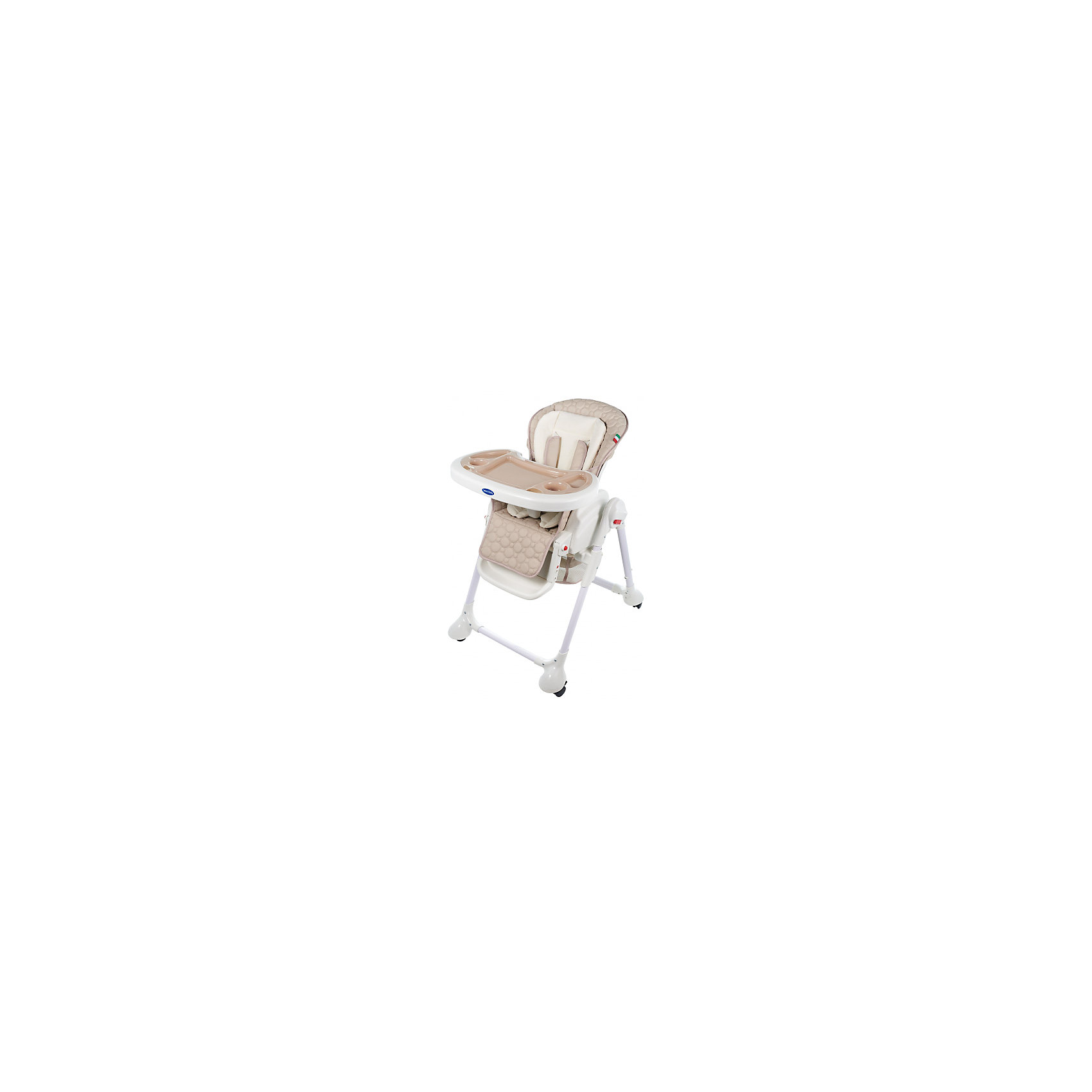 Стульчик для кормления Luxor Classic, Sweet Baby, Beige Стульчик для кормления Luxor Classic, Sweet Baby, BeigeСтульчики для кормления<br>Характеристика товара:<br><br>• цвет: Beige (бежевый)<br>• используется в качестве стульчика для кормления или шезлонга для сна<br>• наклон спинки регулируется, устанавливается в горизонтальное положение<br>• регулируемая по высоте спинка (5 уровней)<br>• угол наклона спинки регулируется (3 положения)<br>• регулируемая длина подножки (3 уровня)<br>• чехол из экокожи<br>• вкладыш из мягкой гипоаллергенной ткани, который легко снимается<br>• сетчато-текстильная корзина для аксессуаров<br>• 5-точечные ремни безопасности с надежным замком и мягкими накладками<br>• 3 позиции глубины и высоты подноса<br>• съемная верхняя накладка на поднос и 2 углубления для посуды<br>• 4 колеса со стоперами<br>• компактные размеры и устойчивость в сложенном виде<br>• возраст: от 0 месяцев<br>• материал рамы: металл, пластик<br>• страна производства: Китай<br>• вес: 15 кг<br>• размер упаковки: 91х30х65 см<br><br>Стульчик для кормления Sweet Baby Luxor Classic с уникальной функцией –<br>ручным механизмом качания!<br><br>Компактный стульчик для кормления теперь может быть и кроваткой – Вы сможете заняться любым делом, параллельно убаюкивая своего малыша.<br><br>Стульчик легко перемещается, а это значит, что Вы сможете убаюкать крошку там, где Вам удобно.<br><br>Стульчик для кормления Luxor Classic, Sweet Baby, Beige можно купить в нашем интернет-магазине.<br><br>Ширина мм: 850<br>Глубина мм: 630<br>Высота мм: 1080<br>Вес г: 9500<br>Возраст от месяцев: 0<br>Возраст до месяцев: 36<br>Пол: Унисекс<br>Возраст: Детский<br>SKU: 6680142