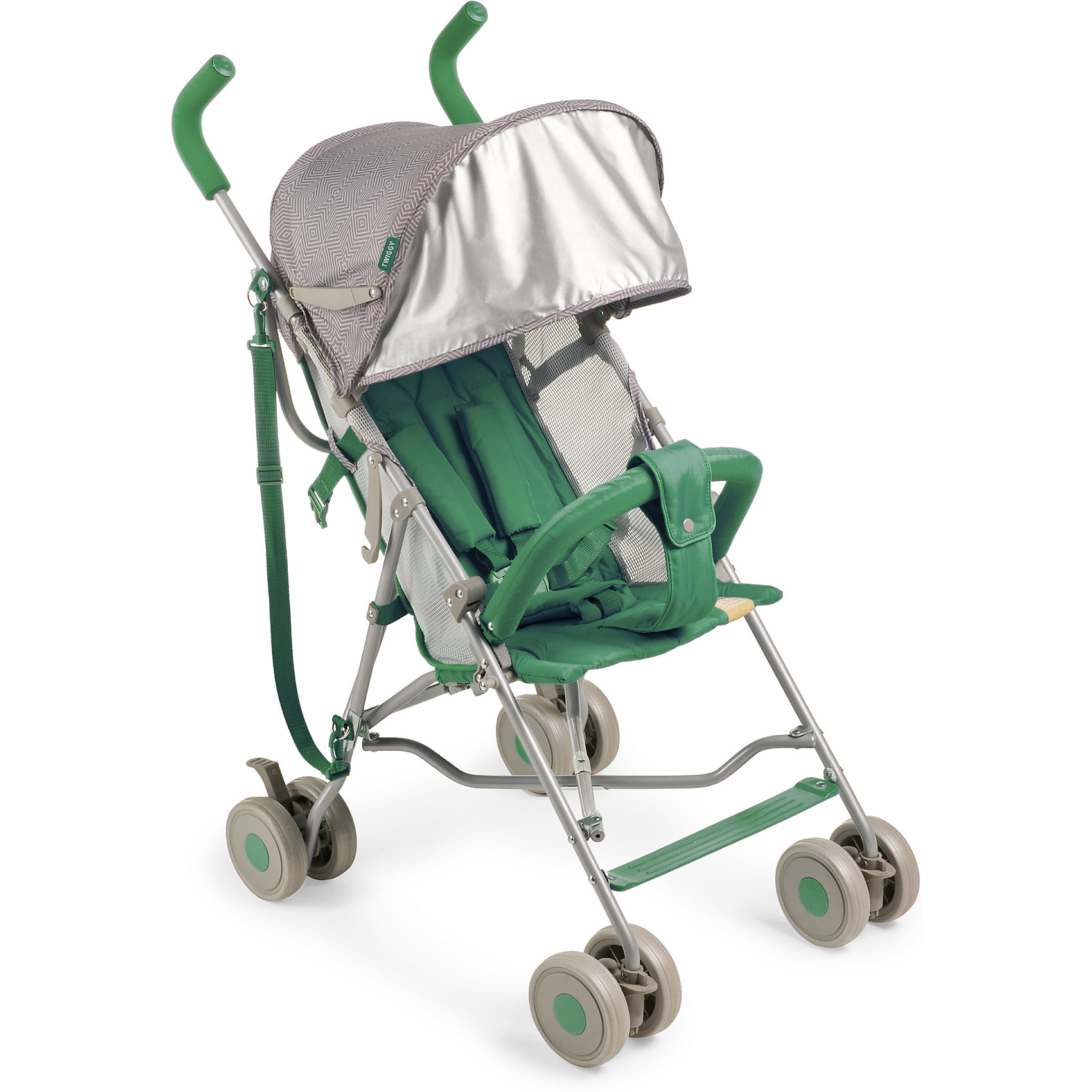 Коляска-трость Happy Baby Twiggy, зеленый Коляска-трость Happy Baby Twiggy, зеленыйКоляски-трости более 7 кг.<br>Характеристики:<br><br>• регулируемое наклон спинки коляски, 2 положения: сидя и полусидя;<br>• имеется гибкая пластиковая подножка;<br>• съемный защитный бампер с мягким паховым ограничителем;<br>• 5-ти точечные ремни безопасности;<br>• капюшон оснащен солнцезащитным козырьком;<br>• сдвоенные колеса;<br>• передние поворотные колеса с блокировкой;<br>• задние колеса с независимыми рычагами тормоза;<br>• тип складывания: трость;<br>• плечевой ремень для транспортировки коляски на плече в сложенном виде;<br>• предусмотрен крючок для блокировки коляски-трости;<br>• в комплекте съемный подстаканник и инструкция;<br>• материал: алюминий, пластик, полиэстер.<br><br>Размеры: <br><br>• размер коляски: 74х51х98 см;<br>• размер коляски в сложенном виде: 109х29х34 см;<br>• вес коляски: 5,6 кг;<br>• вес коляски без бампера и капора: 4,6 кг;<br>• ширина сиденья: 30 см;<br>• глубина сиденья: 26 см;<br>• диаметр колес: 13 см;<br>• допустимая нагрузка: до 15 кг;<br>• вес в упаковке: 6,8 кг.<br><br>Коляску-трость Happy Baby Twiggy, цвет зеленый можно купить в нашем интернет-магазине.<br><br>Ширина мм: 305<br>Глубина мм: 190<br>Высота мм: 1130<br>Вес г: 6800<br>Возраст от месяцев: 7<br>Возраст до месяцев: 36<br>Пол: Унисекс<br>Возраст: Детский<br>SKU: 6681544