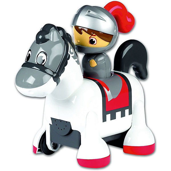 Интерактивная игрушка Tomy Всадник, Рыцарь Интерактивная игрушка Tomy Всадник, РыцарьСолдатики, люди и рыцари<br>Характеристики:<br><br>• возраст: от 12 месяцев;<br>• материал: пластик;<br>• в комплекте: всадник, лошадка;<br>• тип батареек: 3 батарейки ААА;<br>• наличие батареек: в комплект не входят;<br>• размер упаковки: 21х25х14 см;<br>• вес упаковки: 600 гр.;<br>• страна производитель: Китай.<br><br>Игрушка «Принц-всадник» Tomy — удивительная интерактивная игрушка для малышей. На лошадке сидит всадник. Если нажать на голову всадника, то лошадка отправится в путь. В самом начале пути она поприветствует ребенка ржанием. Во время движения лошадка двигает головой и цокает копытами, а в конце пути забавно фыркает.<br><br>Игрушку «Принц-всадник» Tomy можно приобрести в нашем интернет-магазине.<br><br>Ширина мм: 250<br>Глубина мм: 140<br>Высота мм: 210<br>Вес г: 600<br>Возраст от месяцев: 12<br>Возраст до месяцев: 2147483647<br>Пол: Мужской<br>Возраст: Детский<br>SKU: 6722016