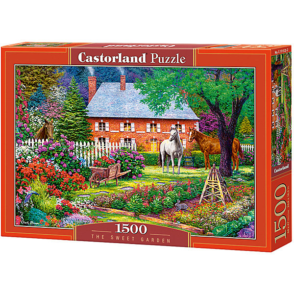 Пазл Castorland Чудесный сад, 1500 деталей Пазл Castorland Чудесный сад, 1500 деталейПазлы классические<br>Характеристики:<br><br>• возраст: от 9 лет<br>• количество деталей: 1500 шт.<br>• размер собранного пазла: 68х47 см.<br>• материал: картон<br>• упаковка: картонная коробка<br>• размер упаковки: 35x5x25 см.<br>• вес: 600 гр.<br>• страна обладатель бренда: Польша<br><br>Пазл «Чудесный сад» от Castorland (Касторленд) отличается высоким качеством, высоким уровнем полиграфии, насыщенными цветами и идеальной стыковкой элементов. Пазл «Чудесный сад» предназначен для сборки детьми среднего и старшего возраста и, конечно, для взрослых. Из 1500 элементов пазла складывается красивая картина с изображением живописного сада.<br><br>Пазл Чудесный сад, 1500 деталей, Castorland (Касторленд) можно купить в нашем интернет-магазине.<br><br>Ширина мм: 350<br>Глубина мм: 250<br>Высота мм: 50<br>Вес г: 600<br>Возраст от месяцев: 108<br>Возраст до месяцев: 2147483647<br>Пол: Унисекс<br>Возраст: Детский<br>SKU: 6725080