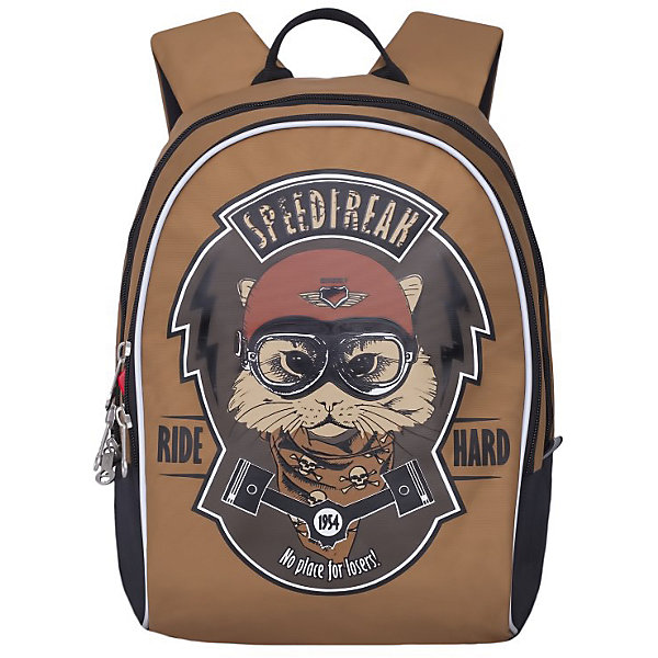 Grizzly рюкзак детский 2 отделения Grizzly рюкзак детский 2 отделенияРюкзаки<br>Рюкзак , два отделения, внутренний карман, укрепленная спинка, дополнительная ручка-петля, укрепленные лямки, светоотражающие элементы с четырех сторон.<br>Вес, г: 398<br>Размер, см: 29х38х18<br>Состав: Нейлон<br>Наличие светоотражающих элементов: да<br>Материал: Нейлон<br>Спина: полужесткая<br>Наличие дополнительных карманов внутри: да<br>Дно выбрать: Мягкое<br>Количество отделений внутри: 2<br>Боковые карманы: нет<br>Замок: Молния<br>Вмещает А4: да<br><br>Ширина мм: 290<br>Глубина мм: 180<br>Высота мм: 380<br>Вес г: 398<br>Возраст от месяцев: 60<br>Возраст до месяцев: 84<br>Пол: Мужской<br>Возраст: Детский<br>SKU: 6727460