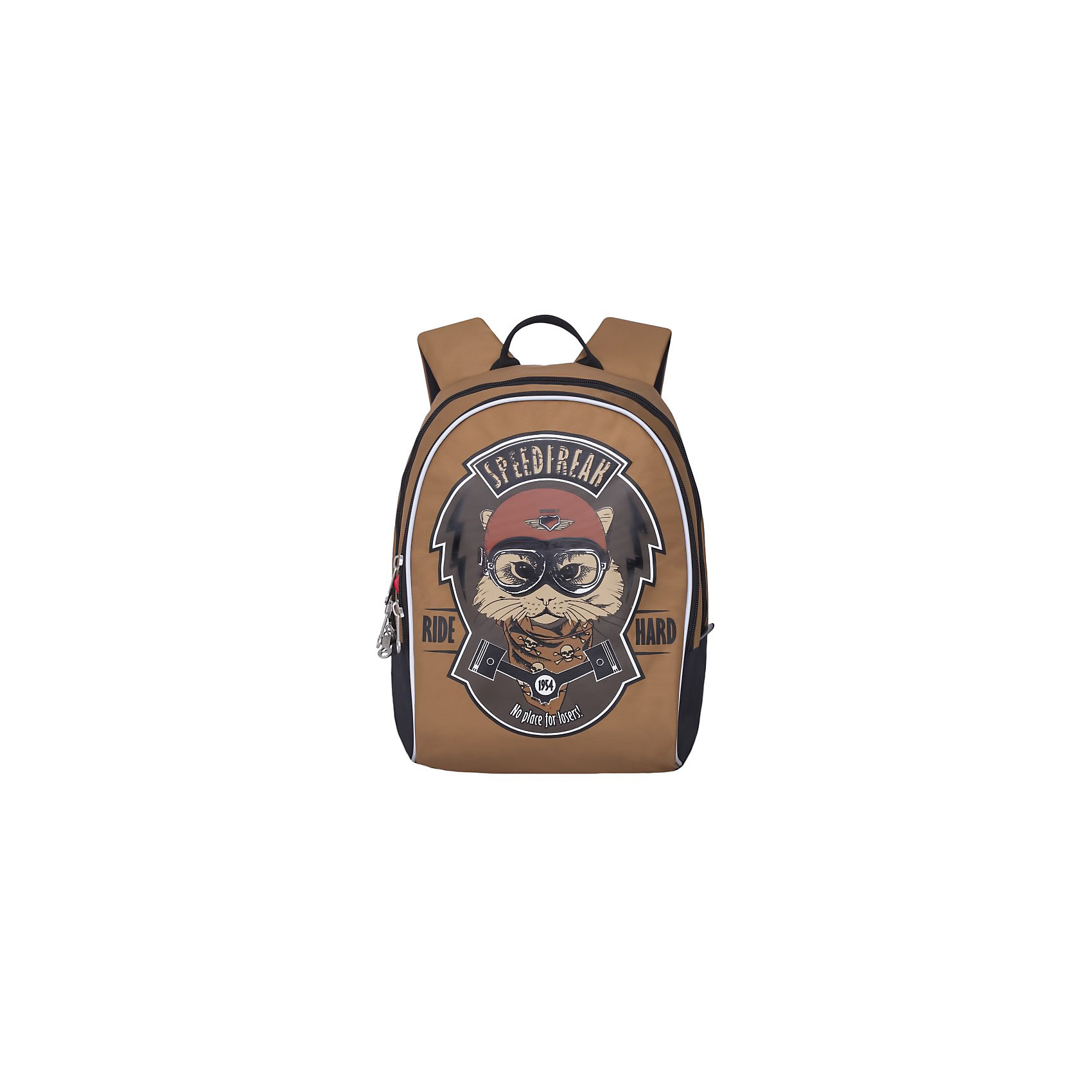 Grizzly рюкзак детский 2 отделения Grizzly рюкзак детский 2 отделенияРюкзаки<br>Рюкзак , два отделения, внутренний карман, укрепленная спинка, дополнительная ручка-петля, укрепленные лямки, светоотражающие элементы с четырех сторон.<br>Вес, г: 398<br>Размер, см: 29х38х18<br>Состав: Нейлон<br>Наличие светоотражающих элементов: да<br>Материал: Нейлон<br>Спина: полужесткая<br>Наличие дополнительных карманов внутри: да<br>Дно выбрать: Мягкое<br>Количество отделений внутри: 2<br>Боковые карманы: нет<br>Замок: Молния<br>Вмещает А4: да<br><br>Ширина мм: 290<br>Глубина мм: 180<br>Высота мм: 380<br>Вес г: 398<br>Возраст от месяцев: 60<br>Возраст до месяцев: 84<br>Пол: Мужской<br>Возраст: Детский<br>SKU: 6727460