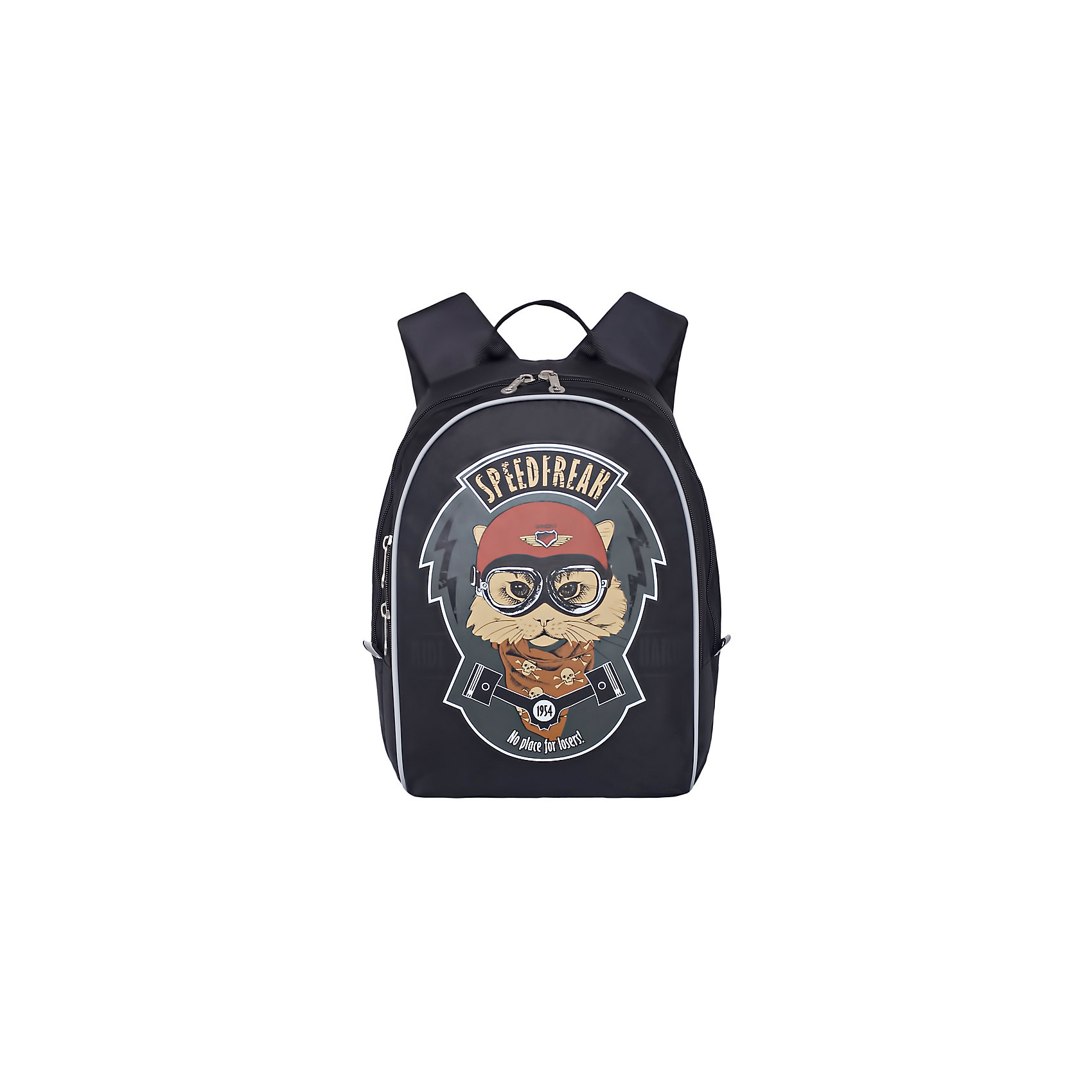 Grizzly рюкзак детский 2 отделения Grizzly рюкзак детский 2 отделенияРюкзаки<br>Рюкзак , два отделения, внутренний карман, укрепленная спинка, дополнительная ручка-петля, укрепленные лямки, светоотражающие элементы с четырех сторон.<br>Вес, г: 398<br>Размер, см: 29х38х18<br>Состав: Нейлон<br>Наличие светоотражающих элементов: да<br>Материал: Нейлон<br>Спина: полужесткая<br>Наличие дополнительных карманов внутри: да<br>Дно выбрать: Мягкое<br>Количество отделений внутри: 2<br>Боковые карманы: нет<br>Замок: Молния<br>Вмещает А4: да<br><br>Ширина мм: 290<br>Глубина мм: 180<br>Высота мм: 380<br>Вес г: 398<br>Возраст от месяцев: 60<br>Возраст до месяцев: 84<br>Пол: Мужской<br>Возраст: Детский<br>SKU: 6727462