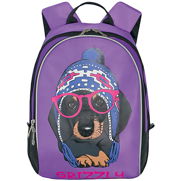 Grizzly рюкзак детский 2 отделения Grizzly рюкзак детский 2 отделенияРюкзаки<br>Рюкзак , два отделения, внутренний карман, укрепленная спинка, дополнительная ручка-петля, укрепленные лямки, светоотражающие элементы с четырех сторон.<br>Вес, г: 398<br>Размер, см: 29х38х18<br>Состав: Нейлон<br>Наличие светоотражающих элементов: да<br>Материал: Нейлон<br>Спина: полужесткая<br>Наличие дополнительных карманов внутри: да<br>Дно выбрать: Мягкое<br>Количество отделений внутри: 2<br>Боковые карманы: нет<br>Замок: Молния<br>Вмещает А4: да<br><br>Ширина мм: 290<br>Глубина мм: 180<br>Высота мм: 380<br>Вес г: 398<br>Возраст от месяцев: 60<br>Возраст до месяцев: 84<br>Пол: Женский<br>Возраст: Детский<br>SKU: 6727474
