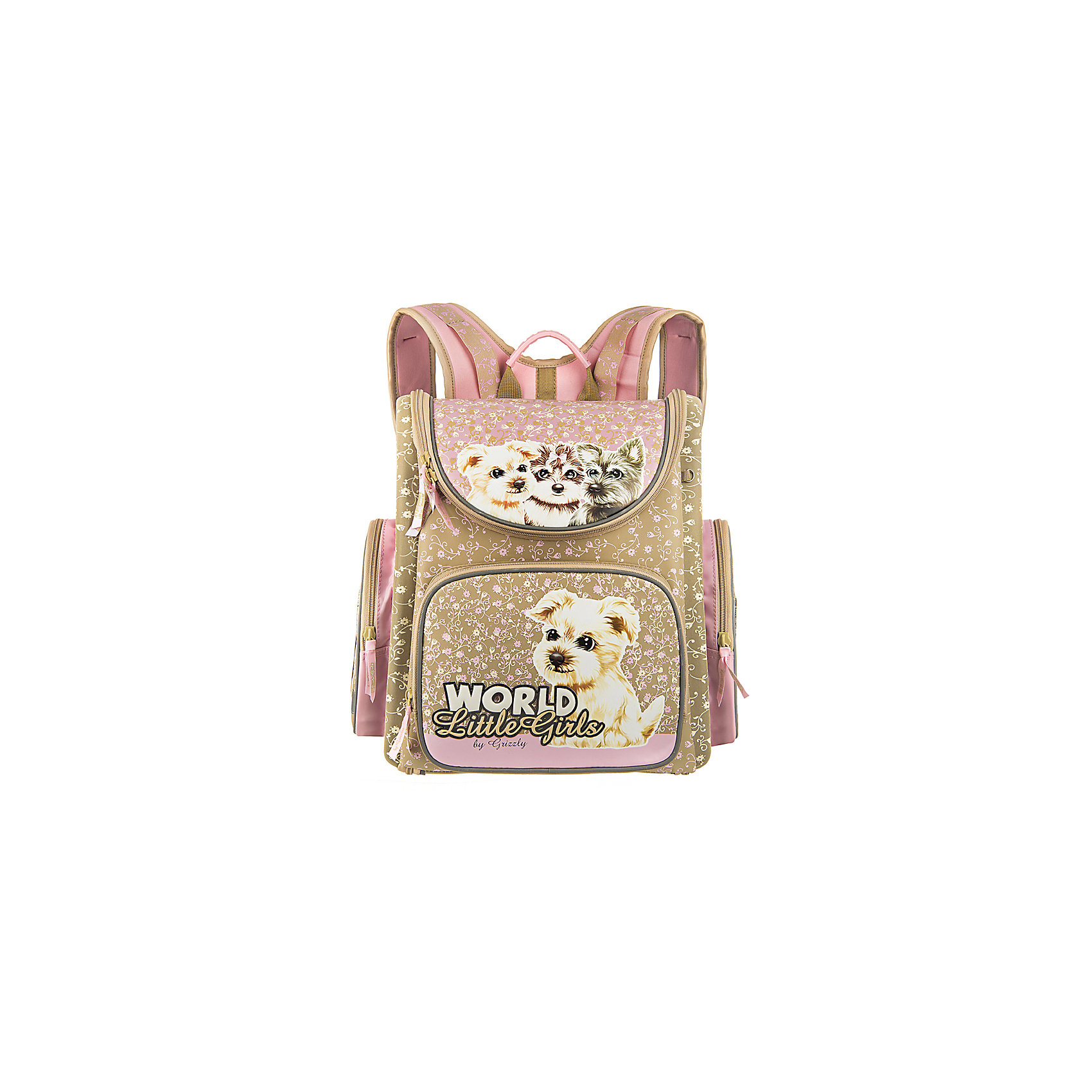 Grizzly рюкзак школьный 1 отделение Grizzly рюкзак школьный 1 отделениеРюкзаки<br>Рюкзак-трансформер школьный с одним основными отделением, передним и боковыми объемными карманами на молнии, объемным пеналом на передней стенке, с анатомической спинкой. Рюкзак имеет светоотражающие элементы.<br>Вес, г: 1110<br>Размер, см: 34х37х18<br>Состав: Нейлон <br>Наличие светоотражающих элементов: да<br>Материал: Нейлон <br>Спина: жесткая<br>Наличие дополнительных карманов внутри: нет<br>Дно выбрать: жесткое<br>Количество отделений внутри: 1<br>Боковые карманы: да<br>Замок: Молния<br>Вмещает А4: да<br><br>Ширина мм: 340<br>Глубина мм: 180<br>Высота мм: 370<br>Вес г: 1110<br>Возраст от месяцев: 72<br>Возраст до месяцев: 120<br>Пол: Женский<br>Возраст: Детский<br>SKU: 6727535