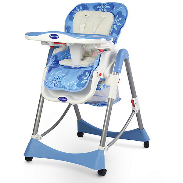 Стульчик для кормления Magic, Sweet Baby, Sapphire Стульчик для кормления Magic, Sweet Baby, SapphireСтульчики для кормления<br>Характеристики товара:<br><br>• цвет: голубой<br>• возраст: с 6 мес до 3 лет<br>• материал: высококачественный пластика<br>• регулируемый 5-точечный ремень безопасности<br>• снимающийся поднос (3 позиции его установки и 2 углубления для стаканов)<br>• спинка: 3 позиции наклона (максимальный угол наклона-150°)<br>• регулируемая высота сиденья - 5 уровней (максимально 103 см)<br>• подножка регулируется - 3 позиции<br>• съёмный мягкий вкладыш (можно стирать в стиральной машине)<br>• 4 маневренных колёсика со стоперами<br>• безопасность: анатомическая вставка для разделения ног<br><br>Все элементы стульчика для кормления Magic, Sweet Baby, Sapphire были продуманы с особой тщательностью, чтобы малыш чувствовал себя комфортно и свободно. <br><br>Стульчик оснащен тремя регуляторами: для настройки положения спинки, подставки для ног и высоты стульчика.<br><br>В сложенном состоянии он занимает минимум места. Стульчик можно расположить даже в маленькой комнате.<br><br>Стульчик для кормления Magic, Sweet Baby, Sapphire можно купить в нашем интернет-магазине.<br><br>Ширина мм: 800<br>Глубина мм: 600<br>Высота мм: 1030<br>Вес г: 10000<br>Возраст от месяцев: 6<br>Возраст до месяцев: 36<br>Пол: Унисекс<br>Возраст: Детский<br>SKU: 6735288