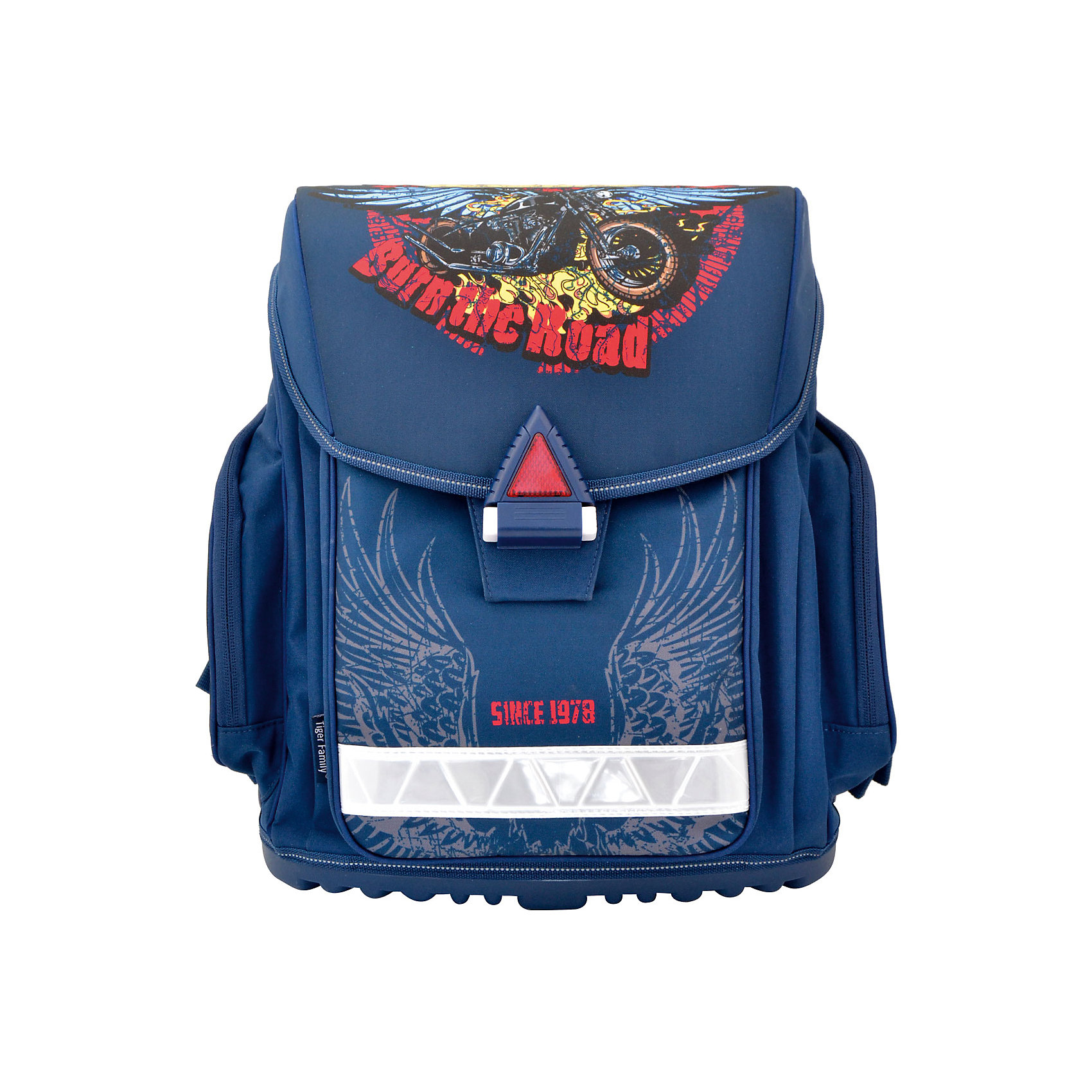 Ранец школьный ACTION by TIGER Free Riders Ранец школьный ACTION by TIGER Free RidersРанцы<br>Вес:950грамм<br>Размер: 35 x 32 x 16 см<br>Состав: ранец<br>Наличие светоотражающих элементов: да<br>Материал: полиэстер<br>Объем: 18л<br>Спина: жесткая<br>Наличие дополнительных карманов внутри: да<br>Дно выбрать: пластиковое<br>Количество отделений внутри: 1<br>Боковые карманы: есть молния<br>Замок: защелка<br>Вмещает А4: да<br>Подойдет для возраста какого 7-10 лет для роста 122-146<br>Ранец изготовлен из водоотталкивающей ткани.<br>Ранец с эргономичной вентилируемой спинкой.Эргономическая вентилируемая спинка разработана для максимального комформа ребёнка.Анатомическая спинка, повторяющая контур спины, идеально подходит для ребёнка, равномерно распределяя вес ранца на спины и плечи.<br>Основное отделение закрывается на замок со светоотраж. элементами.<br><br>Ширина мм: 320<br>Глубина мм: 160<br>Высота мм: 350<br>Вес г: 950<br>Возраст от месяцев: 72<br>Возраст до месяцев: 120<br>Пол: Мужской<br>Возраст: Детский<br>SKU: 6737145