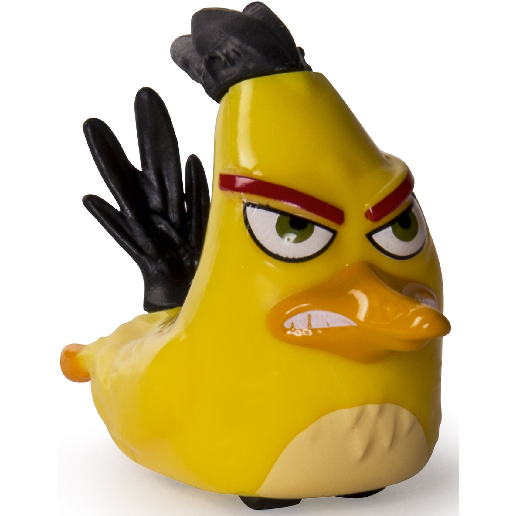 Птичка на колесиках Чак, Angry Birds Птичка на колесиках Чак, Angry BirdsЛюбимые герои<br>Характеристики товара:<br><br>• возраст от 3 лет;<br>• материал: пластик;<br>• размер машинки 6 см;<br>• размер упаковки 15х16х4 см;<br>• вес упаковки 320 гр.;<br>• страна производитель: Китай.<br><br>Птичка на колесиках «Чак» Angry Birds — персонаж известной компьютерной игры Angry Birds, в которой злые птички сражаются со смешными зелеными поросятами. Игрушка выполнена в виде птички на колесиках, благодаря которым она может ездить по поверхности. Дети могут собрать целую коллекцию популярных персонажей. Игрушка изготовлена из качественного пластика.<br><br>Птичку на колесиках «Чак» Angry Birds можно приобрести в нашем интернет-магазине.<br><br>Ширина мм: 162<br>Глубина мм: 149<br>Высота мм: 40<br>Вес г: 23<br>Возраст от месяцев: 48<br>Возраст до месяцев: 96<br>Пол: Мужской<br>Возраст: Детский<br>SKU: 6741908