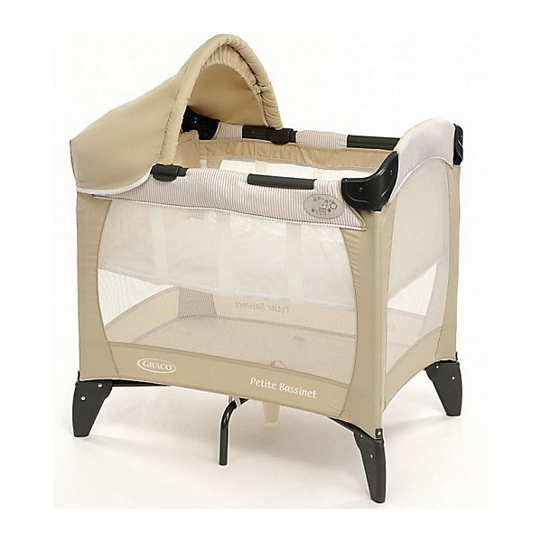 Манеж-кровать дорожная, Petite Bassinet, Graco, Benny and Bell бежевый Манеж-кровать дорожная, Petite Bassinet, Graco, Benny and Bell бежевыйДетские кроватки<br>Характеристики: <br><br>• дно регулируется в двух положениях по высоте;<br>• наличие опорных элементов: 7 шт.;<br>• защитный козырек;<br>• аксессуары в комплекте: съемный козырек, солнцезащитный тент, чехол для транспортировки;<br>• нагрузка на люльку: до 6,5 кг;<br>• допустимая нагрузка: до 15 кг;<br>• размер: 81х56х84 см;<br>• размер в сложенном виде: 23х80х23 см;<br>• ширина спального места: 56 см;<br>• вес: 8 кг.<br><br>Манеж-кровать дорожная, Petite Bassinet, Graco, Benny and Bell бежевый ожно купить в нашем интернет-магазине.<br><br>Ширина мм: 810<br>Глубина мм: 560<br>Высота мм: 840<br>Вес г: 8700<br>Возраст от месяцев: 0<br>Возраст до месяцев: 6<br>Пол: Унисекс<br>Возраст: Детский<br>SKU: 6757367