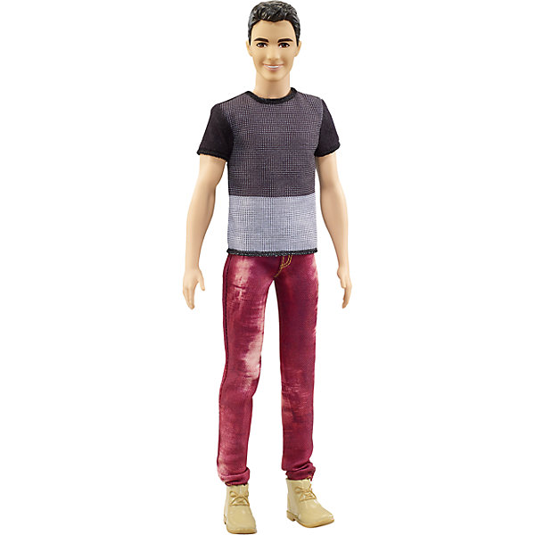 Кен из серии Игра с модой, брюнет, 29 см, Barbie Кен из серии Игра с модой, брюнет, 29 см, BarbieКуклы<br>Характеристики товара:<br><br>• возраст: от 3 лет;<br>• материал: пластик;<br>• в комплекте: кукла, одежда;<br>• высота куклы: 29 см;<br>• размер упаковки: 32,5х12,5х6 см;<br>• вес упаковки: 282 гр.;<br>• страна производитель: Китай.<br><br>Кукла Кен «Игра с модой» Barbie одет в серую футболку и красные джинсы. У Кена темные волосы и карие глаза. С ним девочка сможет придумать увлекательные сюжеты для игры.<br><br>Куклу Кен «Игра с модой» Barbie можно приобрести в нашем интернет-магазине.<br><br>Ширина мм: 125<br>Глубина мм: 60<br>Высота мм: 325<br>Вес г: 282<br>Возраст от месяцев: 36<br>Возраст до месяцев: 120<br>Пол: Женский<br>Возраст: Детский<br>SKU: 6758337