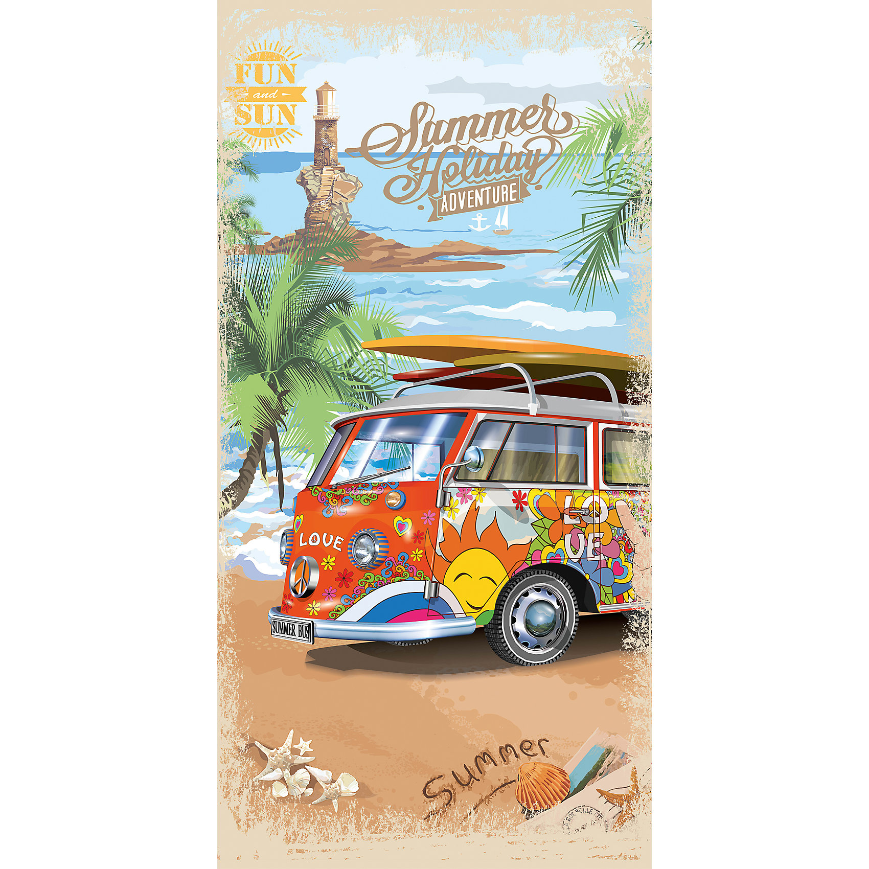 Полотенце 70*140 Summer Bus, Mona Liza Полотенце 70*140 Summer Bus, Mona LizaПляжные полотенца<br>Характеристики:<br><br>• материал: махра<br>• состав: 70% хлопок, 30% велюр<br>• размер полотенца: 70х140 см<br>• размер упаковки: 37х1х25 см<br>• вес: 350 грамм<br><br>Яркое и удобное полотенце Summer Bus приятно взять с собой на пляж или использовать дома в ванной комнате. Пляжное полотенце изготовлено из мягкого материала, который быстро поглощает влагу, обеспечивая вам сухость и комфорт во время использования. Махровое полотенце не вызывает аллергии, благодаря чему его можно использовать людям с чувствительной кожей. Полотенце не мнется и хорошо поддается стирке, сохраняя насыщенность цвета.<br><br>Полотенце 70*140 Summer Bus, Mona Liza (Мона Лиза) вы можете купить в нашем интернет-магазине.<br><br>Ширина мм: 250<br>Глубина мм: 10<br>Высота мм: 370<br>Вес г: 350<br>Возраст от месяцев: 84<br>Возраст до месяцев: 600<br>Пол: Унисекс<br>Возраст: Детский<br>SKU: 6765287