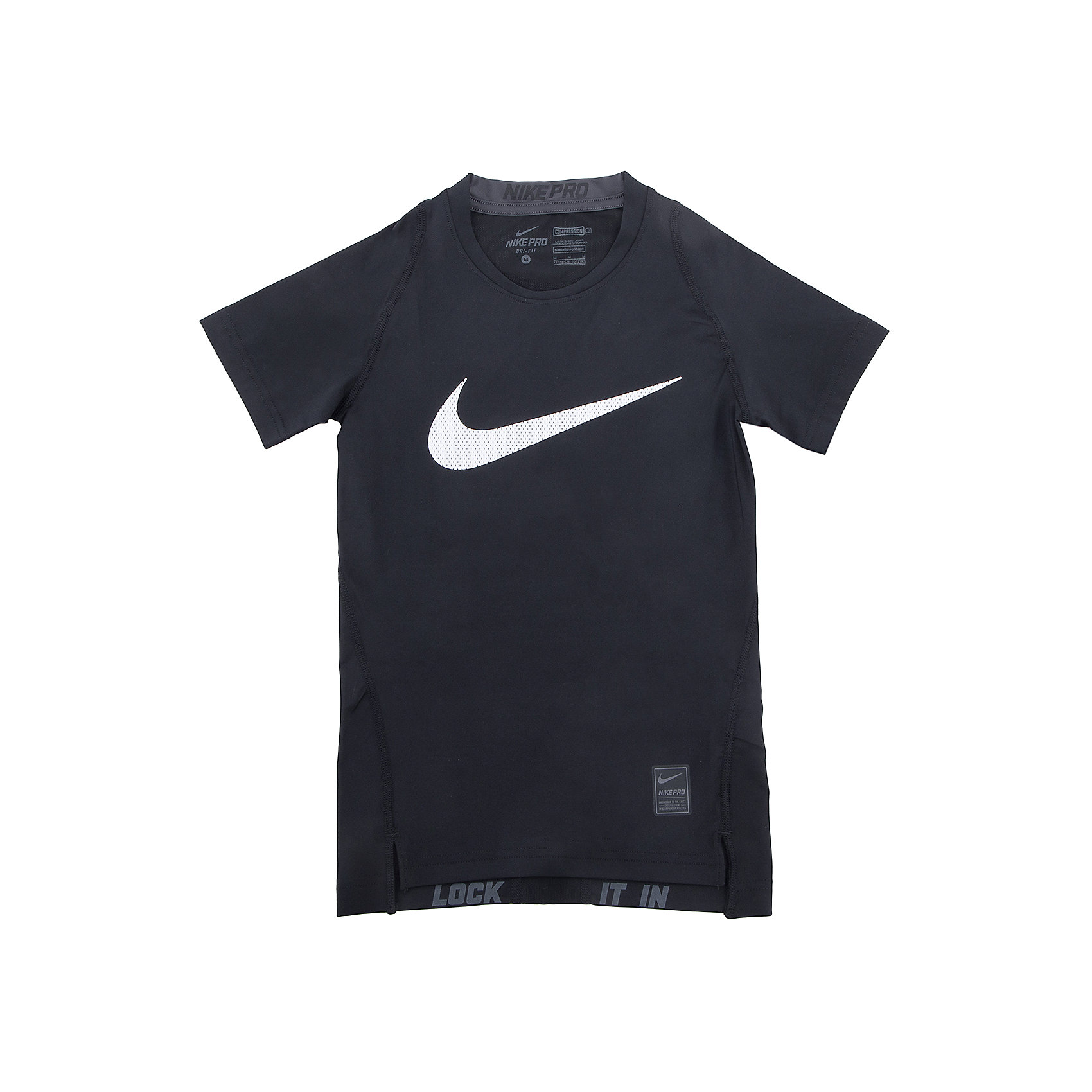 Футболка NIKE Футболка NIKEФутболки, поло и топы<br>Футболка NIKE<br><br>Состав:<br>полиэстер 92%, эластан 8%<br><br>Ширина мм: 199<br>Глубина мм: 10<br>Высота мм: 161<br>Вес г: 151<br>Цвет: черный<br>Возраст от месяцев: 108<br>Возраст до месяцев: 120<br>Пол: Унисекс<br>Возраст: Детский<br>Размер: 135/140,147/158,158/170,128/134,122/128<br>SKU: 6772083
