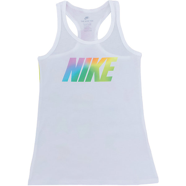 Майка NIKE Майка NIKEСпортивная форма<br>Майка NIKE<br><br>Состав:<br>хлопок 100%<br><br>Ширина мм: 199<br>Глубина мм: 10<br>Высота мм: 161<br>Вес г: 151<br>Цвет: белый<br>Возраст от месяцев: 108<br>Возраст до месяцев: 120<br>Пол: Унисекс<br>Возраст: Детский<br>Размер: 135/140,122/128,158/170,147/158,128/134<br>SKU: 6772131