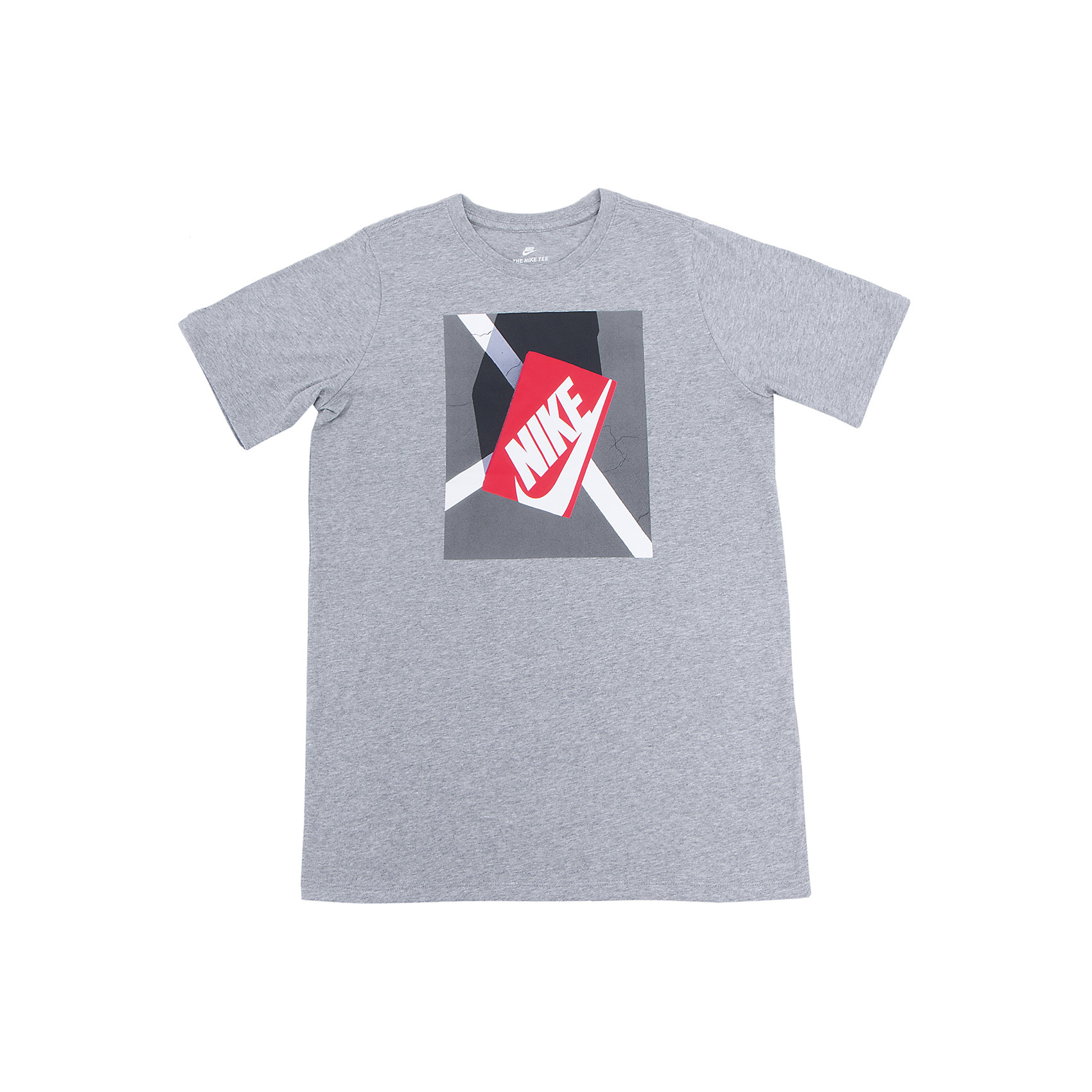 Футболка NIKE Футболка NIKEФутболки, поло и топы<br>Футболка NIKE<br><br>Состав:<br>хлопок 100%<br><br>Ширина мм: 199<br>Глубина мм: 10<br>Высота мм: 161<br>Вес г: 151<br>Цвет: серый<br>Возраст от месяцев: 168<br>Возраст до месяцев: 180<br>Пол: Унисекс<br>Возраст: Детский<br>Размер: 158/170,122/128,128/134,135/140,147/158<br>SKU: 6772161