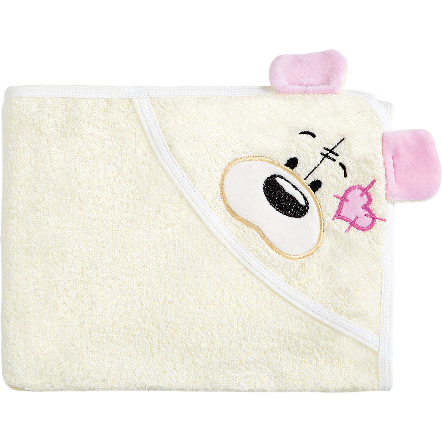 Полотенце с капюшоном Мишки Fun Dry, Twinklbaby, бежево-розовый Полотенце с капюшоном Мишки Fun Dry, Twinklbaby, бежево-розовыйПолотенца, мочалки, халаты<br>Характеристики:<br><br>• приятное на ощупь<br>• удобный капюшон с вышивкой и аппликацией<br>• материал: махра<br>• состав: 100% хлопок<br>• размер: 100х80 см<br>• цвет: бежевый/розовый<br>• размер упаковки: 34х1х37 см<br>• вес: 300 грамм<br><br>Мишки Fun Dry - красивое и удобное полотенце для малышей. Оно быстро впитывает влагу и сохраняет тепло, чтобы ребенок чувствовал себя уютно после купания. Хлопок не вызывает разражения и аллергии на коже ребенка. <br><br>Кроме того, вы сможете использовать данное полотенце на пляже. Капюшон полотенца изготовлен в виде милого медвежонка, выполненного с помощью вышивки и аппликации.<br><br>Полотенце с капюшоном Мишки Fun Dry, Twinklbaby (Твинкл Бэби), бежево-розовый вы можете купить в нашем интернет-магазине.<br><br>Ширина мм: 370<br>Глубина мм: 340<br>Высота мм: 10<br>Вес г: 300<br>Возраст от месяцев: 1<br>Возраст до месяцев: 60<br>Пол: Унисекс<br>Возраст: Детский<br>SKU: 6772416