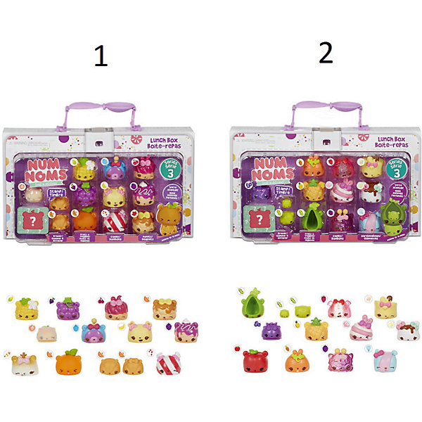 Коллекционные фигурки MGA Num Noms - Hard Candies серия 3, 13 шт. (в ассортименте) Коллекционные фигурки MGA Num Noms - Hard Candies серия 3, 13 шт. (в ассортименте)Фигурки из мультфильмов<br>В серию 3 входят зефирки маршмеллоу, пончики, фрукты и конфетки.<br>•10 «шапочек» Num с индивидуальным ароматом, одна из которых засекречена, 3 ароматизированные «сердцевинки» Nom, которая является либо штампом, либо ластиком.<br>•Внутри есть пластиковый контейнер для «угощения» и аксессуар, а также постер со всеми вариациями «шапочек» и «сердцевинок» Num Noms<br>•Собери всю коллекцию!<br><br>Ширина мм: 326<br>Глубина мм: 215<br>Высота мм: 71<br>Вес г: 320<br>Возраст от месяцев: 36<br>Возраст до месяцев: 72<br>Пол: Женский<br>Возраст: Детский<br>SKU: 6841676
