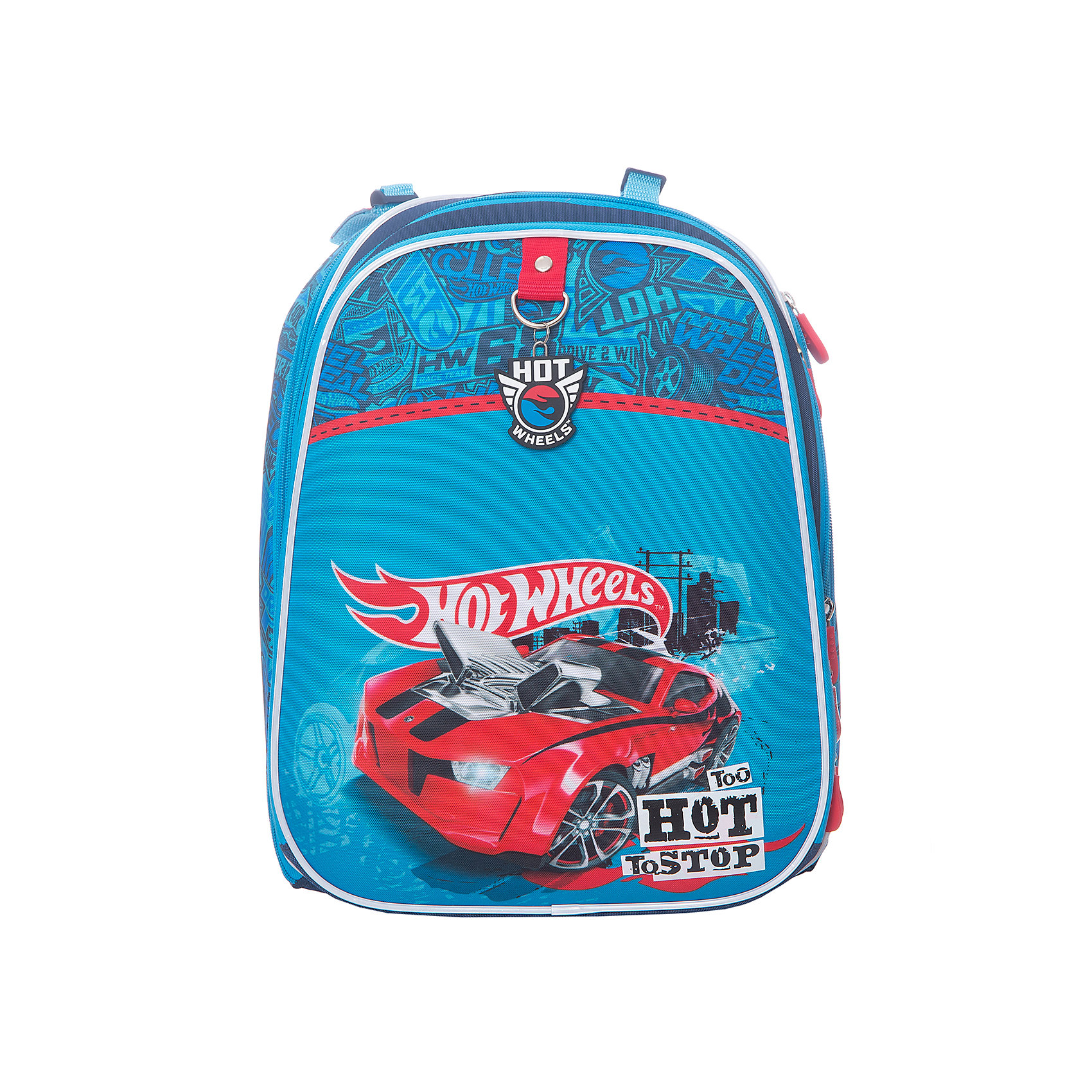 Рюкзак с эргономичной спинкой Hot Wheels Super Car Рюкзак с эргономичной спинкой Hot Wheels Super CarHot Wheels<br>Характеристики товара:<br><br>• серия: Com Style <br>• принт: Hot Wheels Super Car<br>• для начальной школы<br>• цвет: синий<br>• материал: полиэстер, пластик<br>• спинка: эргономичная<br>• размер изделия: 17х29х38 см<br>• вес в кг: 850гр<br>• страна бренда: Германия<br>• страна изготовитель: Китай<br><br> Рюкзак с эргономичной спинкой Hot Wheels Super Car с практичной, водонепроницаемой, морозоустойчивой и износостойкой тканью. Светоотражающие элементы.<br><br>Размер рюкзака позволяет поместить учебные материалы формата А4+. Рюкзак имеет два внутренних отделения и фронтальный карман на молнии, а также карман для мобильного телефона. <br><br>Рюкзак с эргономичной спинкой Hot Wheels Super Car можно купить в нашем интернет-магазине.<br><br>Ширина мм: 360<br>Глубина мм: 270<br>Высота мм: 200<br>Вес г: 1265<br>Возраст от месяцев: 72<br>Возраст до месяцев: 96<br>Пол: Мужской<br>Возраст: Детский<br>SKU: 6842677