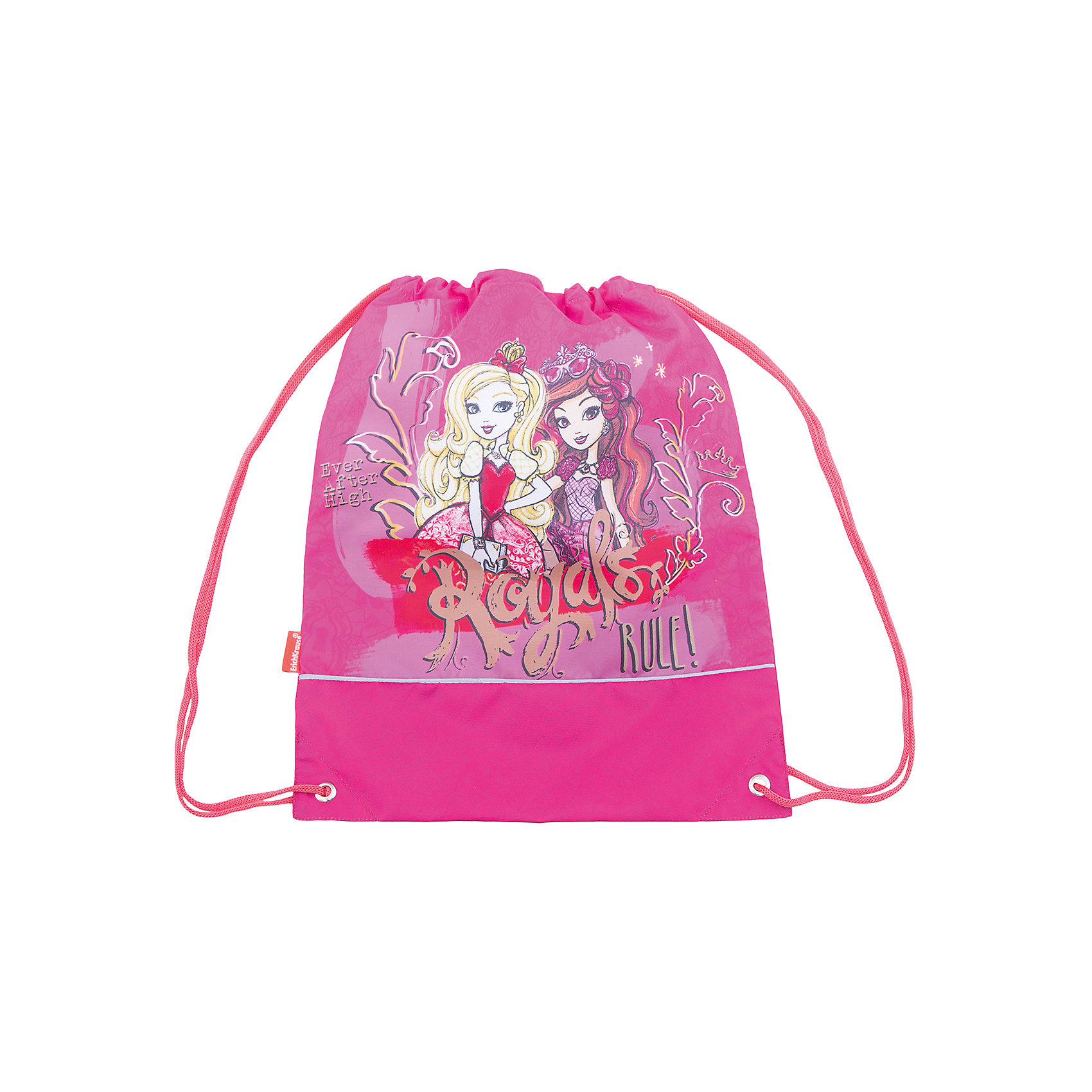 Сумка для сменной обуви Ever After High Сумка для сменной обуви Ever After HighМешки для обуви<br>Характеристики товара:<br><br>цвет: розовый<br>материал: полиэстер<br>серия ErichKrause: School pack<br>размер: 44х35 см<br>страна бренда: Германия<br>страна изготовитель: Китай<br><br>Мешок для обуви ErichKrause Ever After High позволит школьнице просто и без забот носить с собой сменную обувь – в школу или на секции. Мешок для обуви оснащен шнурком для стягивания. <br><br>Шнурки также можно использовать в качестве лямок, чтобы носить мешок по принципу рюкзачка. Мешок для обуви ErichKrause декорирован принтом.<br><br>Erich Krause Сумка для сменной обуви Ever After High можно купить в нашем интернет-магазине.<br><br>Ширина мм: 440<br>Глубина мм: 350<br>Высота мм: 10<br>Вес г: 90<br>Возраст от месяцев: 72<br>Возраст до месяцев: 96<br>Пол: Женский<br>Возраст: Детский<br>SKU: 6842683