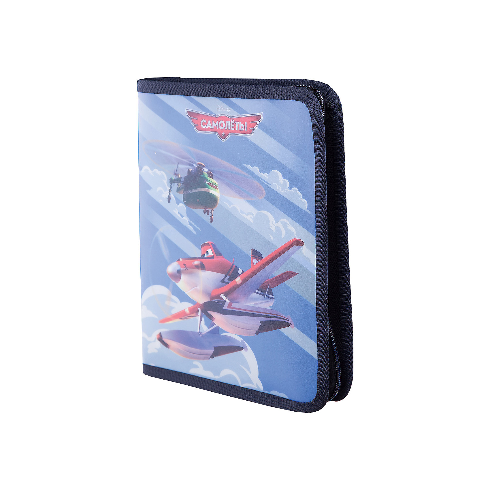 Папка для тетрадей на молнии B5 Flying Plans Папка для тетрадей на молнии B5 Flying PlansПапки для тетрадей<br>Характеристики товара:<br><br>• герой: Flying Plans;<br>• материал: полиэстер;<br>• размер упаковки: 20.3x25x3.5 см;<br>• формат: В5;<br>• страна изготовитель: Россия<br><br>Папка для тетрадей — незаменимая вещь для каждого школьника. С ней все тетради будут на месте и не потеряются. <br><br>Плотный материал, из которого она изготовлена, не даст бумажной канцелярии помяться. <br><br>Папку для тетрадей B5 Flying Plans можно купить в нашем интернет-магазине.<br><br>Ширина мм: 250<br>Глубина мм: 176<br>Высота мм: 20<br>Вес г: 92<br>Возраст от месяцев: 72<br>Возраст до месяцев: 96<br>Пол: Мужской<br>Возраст: Детский<br>SKU: 6842700