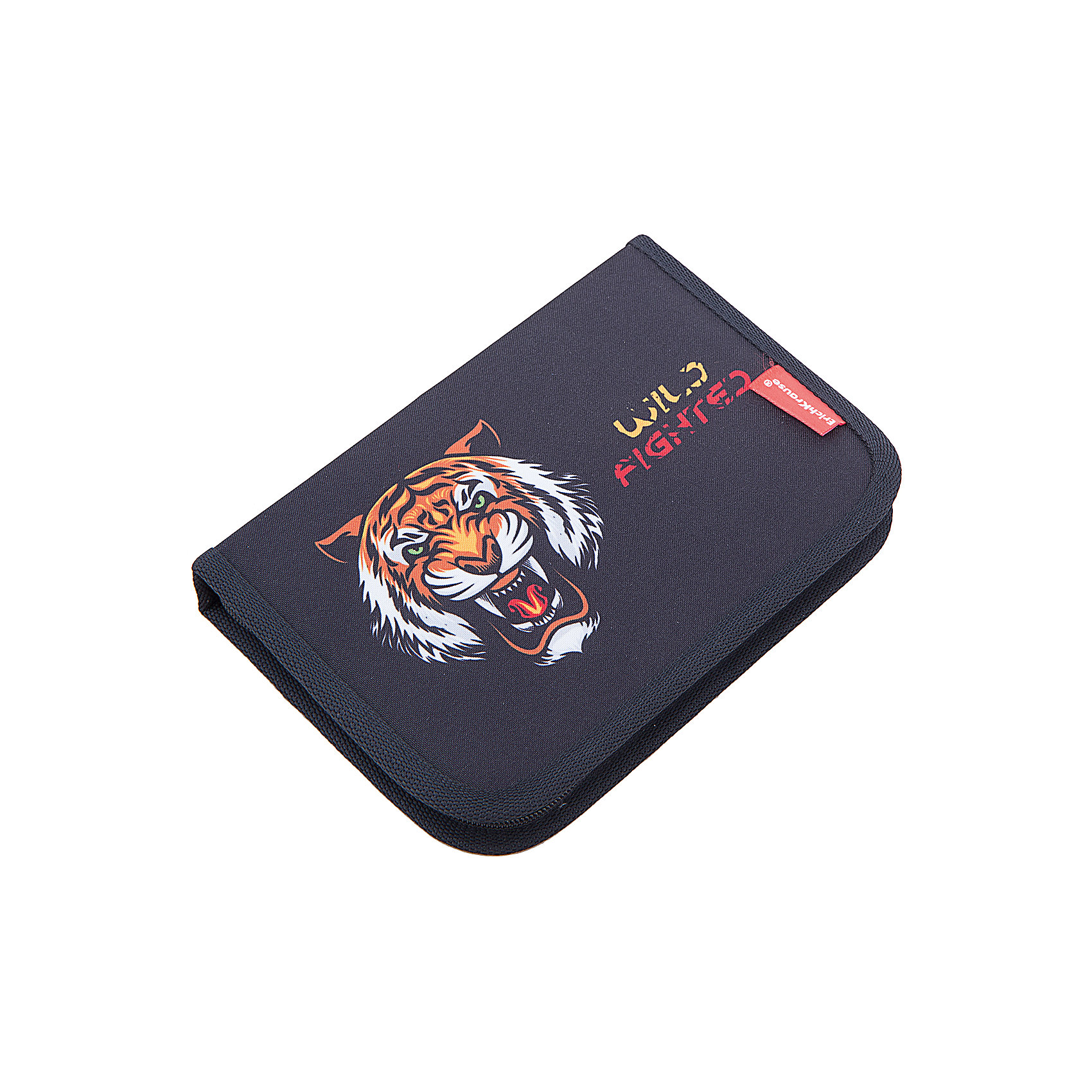 Erich Krause Пенал Wild Tiger с одним отделением с наполнением Erich Krause Пенал Wild Tiger с одним отделением с наполнениемПеналы с наполнением<br>Характеристики товара:<br><br>• серия: Wild Tiger<br>• цвет: черный<br>• количество отделений: 1 отделение<br>• размер пенала ErichKrause: 13,5х20,5х3 см<br>• страна изготовитель: Китай<br>• страна бренда: Германия<br><br>Школьный пенал-книжка с одним отделением. Все предметы закреплены с помощью держателей-резинок. Пенал застегивается на молнию.<br><br>Наполнение пенала (18 предметов):<br>• 2 шариковые ручки;<br>• 1 чернографитный карандаш НВ;<br>• 6 цветных карандашей;<br>• 6 цветных фломастеров;<br>• ластик, точилка;<br>• линейка, пластик, 17 см.<br><br>Erich Krause Пенал Wild Tiger с одним отделением с наполнением можно купить в нашем интернет-магазине.<br><br>Ширина мм: 205<br>Глубина мм: 135<br>Высота мм: 33<br>Вес г: 207<br>Возраст от месяцев: 72<br>Возраст до месяцев: 96<br>Пол: Женский<br>Возраст: Детский<br>SKU: 6842777