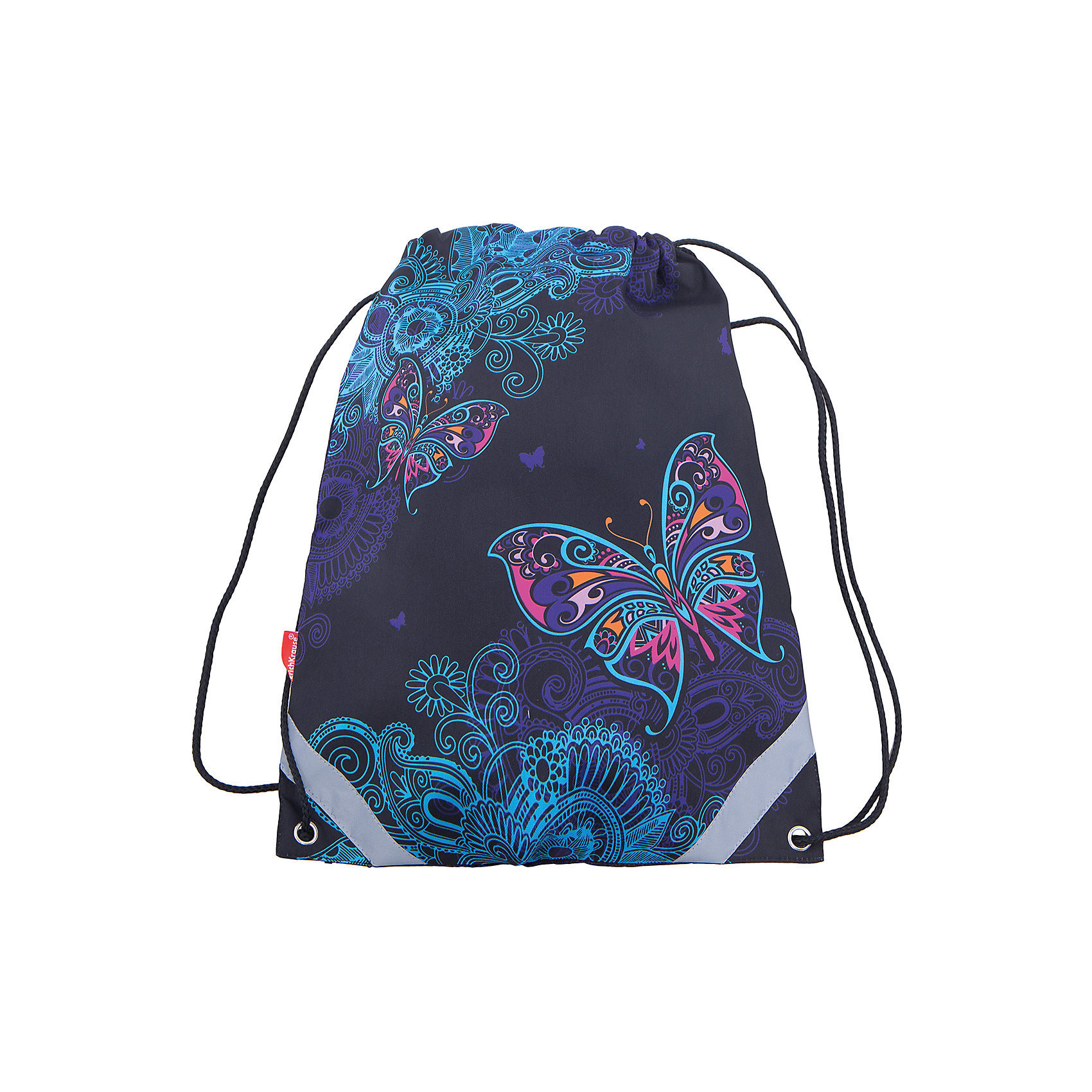 Erich Krause Сумка для сменной обуви Magic Butterfly Erich Krause Сумка для сменной обуви Magic ButterflyМешки для обуви<br>Характеристики товара:<br><br>• цвет: черный, фиолетовый<br>• материал: полиэстер<br>• размер: 44х35х2 см<br>• страна изготовитель: Китай<br>• страна бренда: Германия<br><br>Мешок для обуви ErichKrause позволяет школьнику носить с собой сменную обувь – в школу или на секции. Мешок для обуви оснащен шнурком для стягивания. <br><br>Шнурки также можно использовать в качестве лямок, чтобы носить мешок по принципу рюкзачка. <br><br>Erich Krause Сумку для сменной обуви Magic Butterfly можно купить в нашем интернет-магазине.<br><br>Ширина мм: 440<br>Глубина мм: 350<br>Высота мм: 10<br>Вес г: 87<br>Возраст от месяцев: 72<br>Возраст до месяцев: 96<br>Пол: Женский<br>Возраст: Детский<br>SKU: 6842786