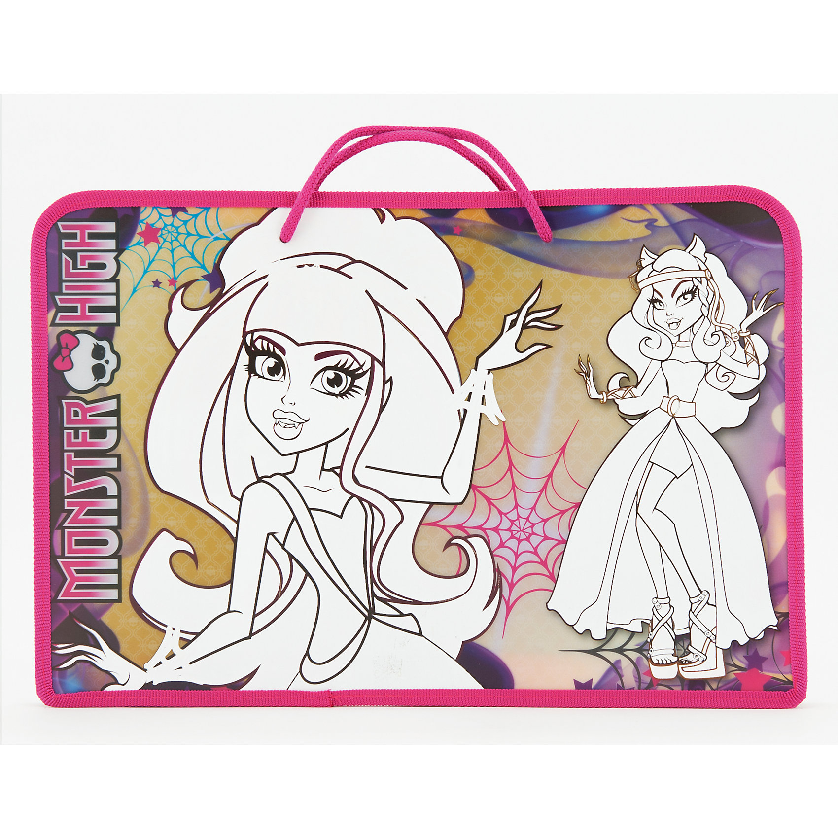 Centrum Папка А3 для тетрадей с ручками, пластиковая, на молнии Monster High Centrum Папка А3 для тетрадей с ручками, пластиковая, на молнии Monster HighПапки для тетрадей<br>Папка для тетрадей с ручками (можно раскрашивать фломастерами) Monster High, формат А3, на молнии<br><br>Ширина мм: 15<br>Глубина мм: 400<br>Высота мм: 270<br>Вес г: 120<br>Возраст от месяцев: 72<br>Возраст до месяцев: 2147483647<br>Пол: Женский<br>Возраст: Детский<br>SKU: 6846692
