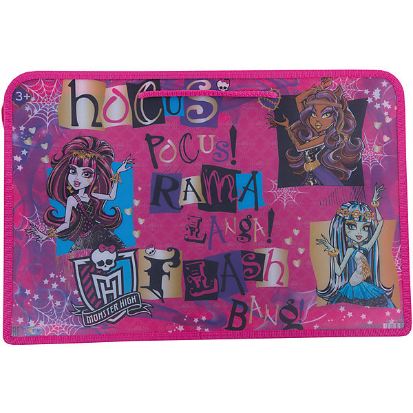 Centrum Папка А3 для тетрадей с ручками, пластиковая, на молнии Monster High Centrum Папка А3 для тетрадей с ручками, пластиковая, на молнии Monster HighПапки для тетрадей<br>Папка для тетрадей с ручками Monster High, формат А3, на молнии<br><br>Ширина мм: 15<br>Глубина мм: 400<br>Высота мм: 270<br>Вес г: 120<br>Возраст от месяцев: 72<br>Возраст до месяцев: 2147483647<br>Пол: Женский<br>Возраст: Детский<br>SKU: 6846693