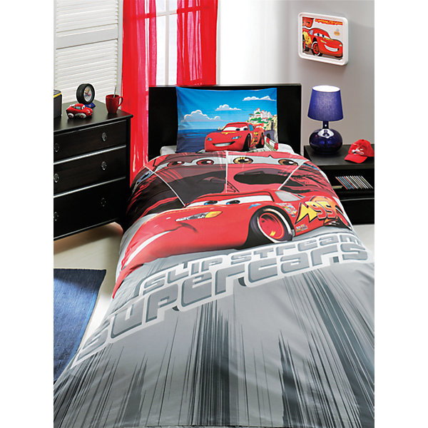 Постельное белье 3 пред. Cars Face Movie, Ranforce/Disney, TAC Постельное белье 3 пред. Cars Face Movie, Ranforce/Disney, TACДетское постельное бельё<br>Характеристики товара: <br><br>• комплектация: пододеяльник (160х220см), наволочка (50х70см), простынь (180х200см);<br>• общий размер: 1.5-спальный;<br>• материал: ранфорс (100% хлопок);<br>• цвет: чёрный, серый, красный;<br>• страна бренда: Турция;<br>• страна производитель: Турция.<br><br>Это постельное бельё от турецкого бренда TAC (ТАЧ) отлично подойдёт маленькой девочке, мечтающей о собственном волшебном мире. Несмотря на плотность ткани, она состоит из мельчайших волокон, что придаёт мягкость и воздушность изделию. Все материалы, которые входят в состав этого комплекта, гипоаллергенны и не вызывают неприятных ощущений. <br><br>Постельное бельё не боится воды, так как пропускает через себя около 20% влаги и выводит наружу, поэтому её очень легко сушить. Кроме того, контроль влаги поддерживает температурный баланс тела. Благодаря специальному составу материал не электризуется и способствует улучшению сна ребёнка.<br><br> Такой комплект очень устойчив к частым стиркам, его рекомендуется стирать обычным детским мылом без отдушек.<br> Сказочный мир с персонажами из мультфильма «Тачки» в главных ролях будет всегда создавать уют и радовать ребенка.<br><br>Постельное белье Cars Face Movie (Карс Фэйс Муви) можно купить в нашем интернет-магазине.<br><br>Ширина мм: 350<br>Глубина мм: 150<br>Высота мм: 150<br>Вес г: 1300<br>Возраст от месяцев: 36<br>Возраст до месяцев: 144<br>Пол: Мужской<br>Возраст: Детский<br>SKU: 6849299