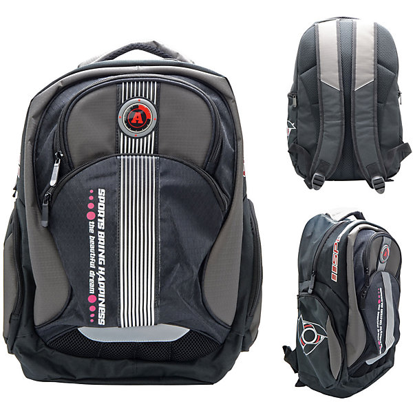 Рюкзак ACTION! Рюкзак ACTION!Рюкзаки<br>Вес:600грамм<br>Размер: 45,5 x 31 x 16,5 см<br>Состав: рюкзак<br>Наличие светоотражающих элементов: да<br>Материал: полиэстер<br>Объем: 25л<br>Спина: мягкая<br>Наличие дополнительных карманов внутри: да<br>Дно выбрать: уплотненное<br>Количество отделений внутри: 1<br>Боковые карманы: есть <br>Замок: молния<br>Вмещает А4: да<br>Подойдет для возраста какого 10-13 лет для роста 146-1162<br>юкзак городской, для отдыха и спорта с логотипом ACTION.<br>Выполнен из комбинации различных тканей. Одно основное отделение на молнии. На лицевой стороне 2 кармана на молнии. По бокам-карманы на молнии. Уплотненная рельефная спинка, создающая эффект жесткости для комфортного ношения на спине. Задние регулируемые снизу лямки имеют свтоотражающие полоски безопасности.<br>Уплотненная верхняя ручка.<br><br>Ширина мм: 310<br>Глубина мм: 165<br>Высота мм: 455<br>Вес г: 600<br>Возраст от месяцев: 72<br>Возраст до месяцев: 156<br>Пол: Мужской<br>Возраст: Детский<br>SKU: 6850028