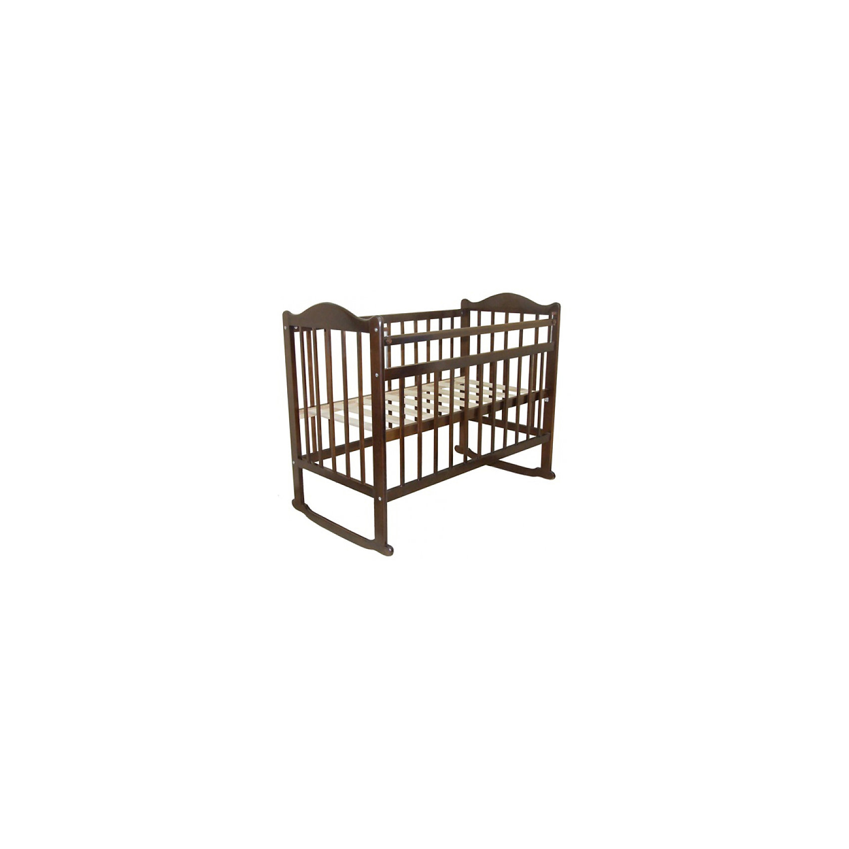 Кроватка 1, Briciola, орех Кроватка 1, Briciola, орехКроватки<br>Удобная и простая детская кроватка Briciola-1 качалка сделана из высококачественных и экологичных материалов, в ней применены самые современные и прогрессивные технологии. Изделие обладает высоким качеством комфорта не только для детей, но и также для родителей.<br><br>Ширина мм: 1240<br>Глубина мм: 800<br>Высота мм: 170<br>Вес г: 18200<br>Возраст от месяцев: 0<br>Возраст до месяцев: 36<br>Пол: Унисекс<br>Возраст: Детский<br>SKU: 6856006