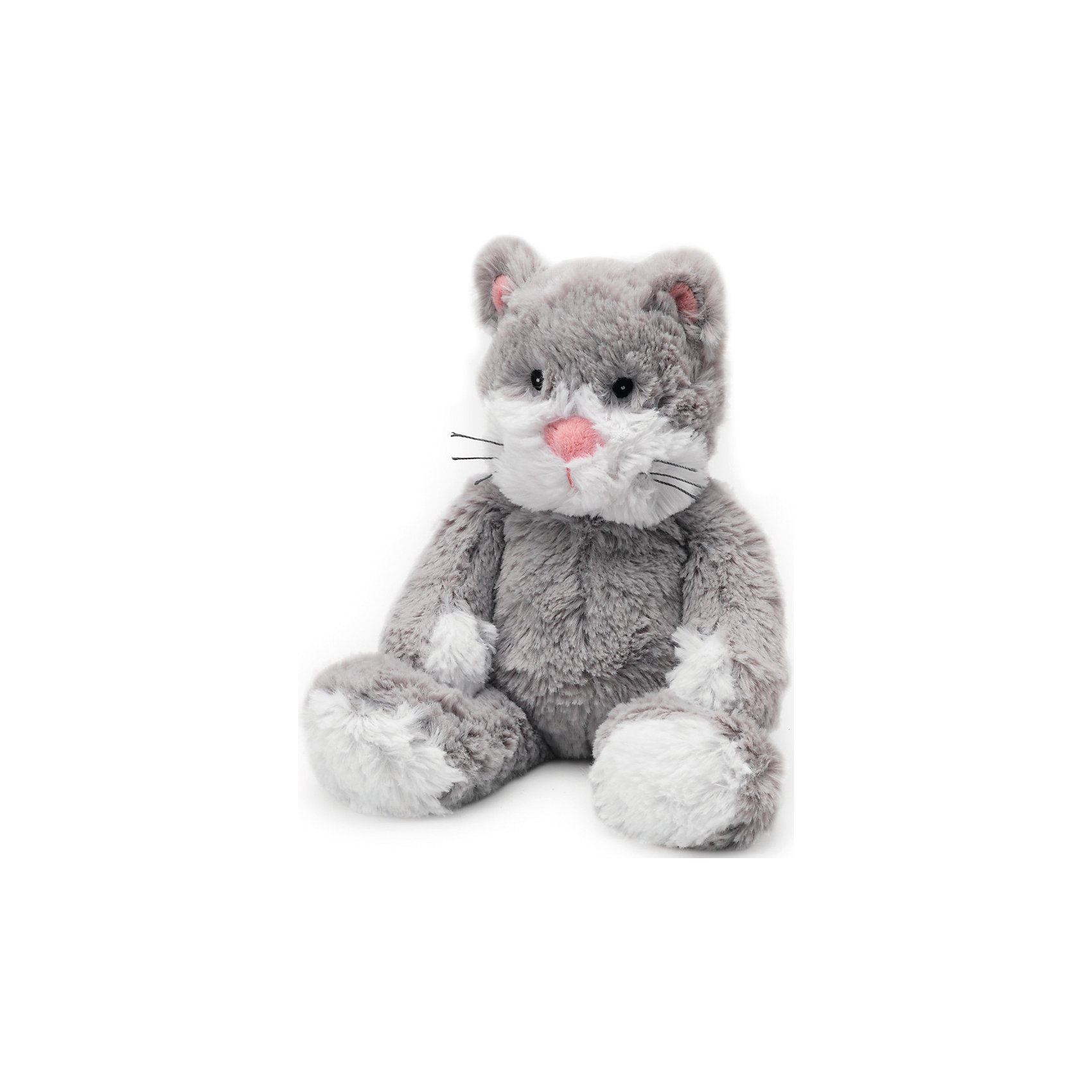 Игрушка-грелка Кот Cozy Plush, Warmies Игрушка-грелка Кот Cozy Plush, WarmiesМягкие игрушки<br>Характеристики товара:<br><br>• возраст: от 3 лет<br>• размер: 26 см.<br>• материал верха: плюш (100% полиэстер)<br>• наполнитель: 6% полифилл, 93% обработанные зерна проса, 1% сушеная лаванда<br>• время нагрева: 2 минуты при мощности микроволновки 600-800 W, 90 секунд при мощности 850-1000 W<br>• уход: не стирать, регулярно протирать влажной губкой<br>• размер упаковки: 35х19х9 см.<br>• вес: 830 гр.<br><br>Игрушечный котик приятен на ощупь, у него симпатичная мордочка и пухленький животик. Котик подарит малышу успокаивающее тепло. Теплая игрушка пригодится в холодные ночи, когда болит живот или просто, когда хочется прижаться к теплой мягкой любимой игрушке.<br> <br>Положите игрушку на 1-2 минуты в микроволновую печь, и она будет согревать малыша на протяжении 3-4 часов. Наполнитель игрушки-грелки: высококачественный полифилл; зерна проса; сушеные цветы лаванды. Зерна проса прошли термическую обработку, поэтому не повреждаются во время нагревания в микроволновой печи. <br><br>Просо удерживает тепло долгое время, а лаванда обладает успокаивающим, расслабляющим эффектом, помогает заснуть. Волшебный аромат лаванды помогает при простудных заболеваниях. Чтобы обновить аромат можно добавить несколько капель масла лаванды. <br><br>Игрушку можно разогревать в микроволновой печи неограниченное число раз. Также ее можно использовать как холодный компресс, на некоторое время, поместив ее в морозильную камеру.<br><br>Игрушка изготовлена из безопасных материалов. Товар сертифицирован.<br><br>Игрушку-грелку Кот Cozy Plush, Warmies (Вармис) можно купить в нашем интернет-магазине.<br><br>Ширина мм: 350<br>Глубина мм: 190<br>Высота мм: 90<br>Вес г: 830<br>Возраст от месяцев: -2147483648<br>Возраст до месяцев: 2147483647<br>Пол: Унисекс<br>Возраст: Детский<br>SKU: 6865894