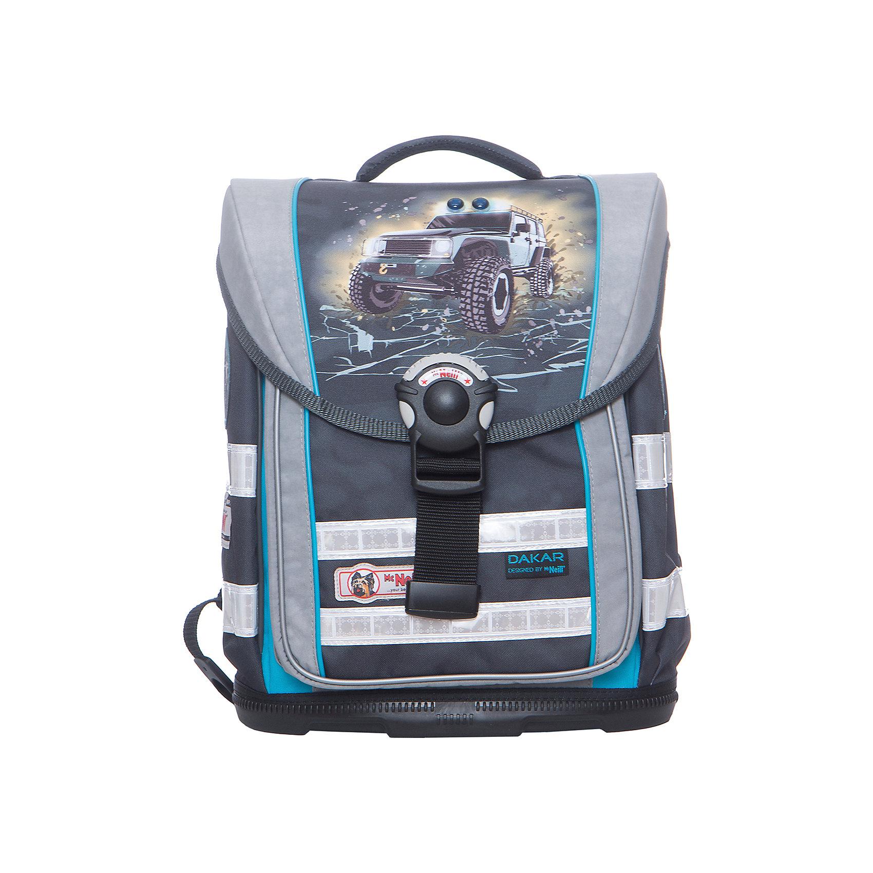 MC Neill Школьный рюкзак ERGO Light COMPACT Дакар MC Neill Школьный рюкзак ERGO Light COMPACT ДакарРанцы<br>Вместимость 19,5 л, вес ранца 1100 гр, удобный замок, боковые потайные карманы на молниях, дно из особо прочного пластика, ортопедическая спина, регулируемые ремни на мягких подушках. 31*38*20см<br><br>Ширина мм: 31<br>Глубина мм: 38<br>Высота мм: 20<br>Вес г: 1200<br>Возраст от месяцев: 72<br>Возраст до месяцев: 120<br>Пол: Мужской<br>Возраст: Детский<br>SKU: 6878776