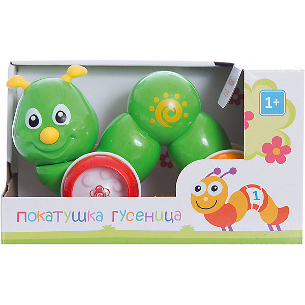 Игрушка-покатушка Гусеница, Стеллар-М Игрушка-покатушка Гусеница, Стеллар-МКаталки и качалки<br>Характеристики товара:<br><br>• возраст: от 1 года;<br>• материал: пластик;<br>• размер упаковки: 19х11х11,5 см;<br>• вес упаковки: 300 гр.;<br>• страна производитель: Россия.<br><br>Игрушка-покатушка «Гусеница» Стеллар-М — увлекательная развивающая игрушка для детей, выполненная в виде разноцветной гусеницы. С ней малыш весело проведет время, катая ее по полу и играя с ней. Если нажать на нее сверху, то она покатиться сама. Шагая за двигающейся гусеницей, малыш тренирует координацию движений, равновесие, ловкость. <br><br>Во время движения в колесах игрушки перекатываются шарики. У гусеницы крутится голова, а мягкие ушки гнутся. Игрушка способствует развитию мелкой моторики рук, цветового восприятия. Она выполнена из качественного безопасного пластика.<br><br>Игрушку-покатушку «Гусеница» Стеллар-М можно приобрести в нашем интернет-магазине.<br><br>Ширина мм: 190<br>Глубина мм: 110<br>Высота мм: 115<br>Вес г: 300<br>Возраст от месяцев: 12<br>Возраст до месяцев: 2147483647<br>Пол: Унисекс<br>Возраст: Детский<br>SKU: 6883636
