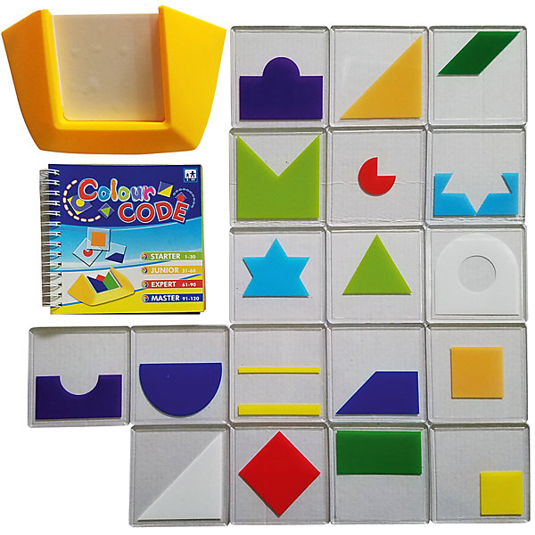 Игра Цветовой код, Icoy Toys Игра Цветовой код, Icoy ToysСтратегические настольные игры<br>Логическая игра ICOY TOYS Цветовой код - эта игра – просто взрыв красок! Весь мир насыщен разнообразными цветами и сотнями их оттенков, а многие из них являются таинственным зашифрованным кодом, читать который мы учимся всю жизнь. Зеленый - цвет летней травы и листвы деревьев, желтый – цвет солнца и радости, красный – цвет тюльпанов и маминой помады.<br><br>Игра Цветовой код поможет не заблудиться в цветовом разнообразии жизни! Увлекательная игра для взрослых и детей с огромным количеством вариантов заданий. Нужно сложить плитки таким образом, чтобы воспроизвести композицию из карточки с выбранным заданием. При решении поставленной задачи надо правильно скомбинировать цвета, формы и последовательность расположения плиток. Правильно выполнить задание поможет внимание, логика и терпение.<br><br>Рекомендуем играть в Цветовой код вместе с детьми. Логическая игра - прекрасный способ весело и с пользой провести свободное время с ребенком!<br><br>Количество игроков: от 1 человека.<br>Размеры подставки: 19 см х 10,5 см х 5 см.<br>Размеры плиток: 8,5 см х 8,5 см<br>Количество плиток: 18 шт.<br>Размеры упаковки: 24 см x 24 см x 5 см.<br>Упаковка: картонная коробка.<br><br>Ширина мм: 70<br>Глубина мм: 235<br>Высота мм: 280<br>Вес г: 660<br>Возраст от месяцев: 60<br>Возраст до месяцев: 168<br>Пол: Унисекс<br>Возраст: Детский<br>SKU: 6883975