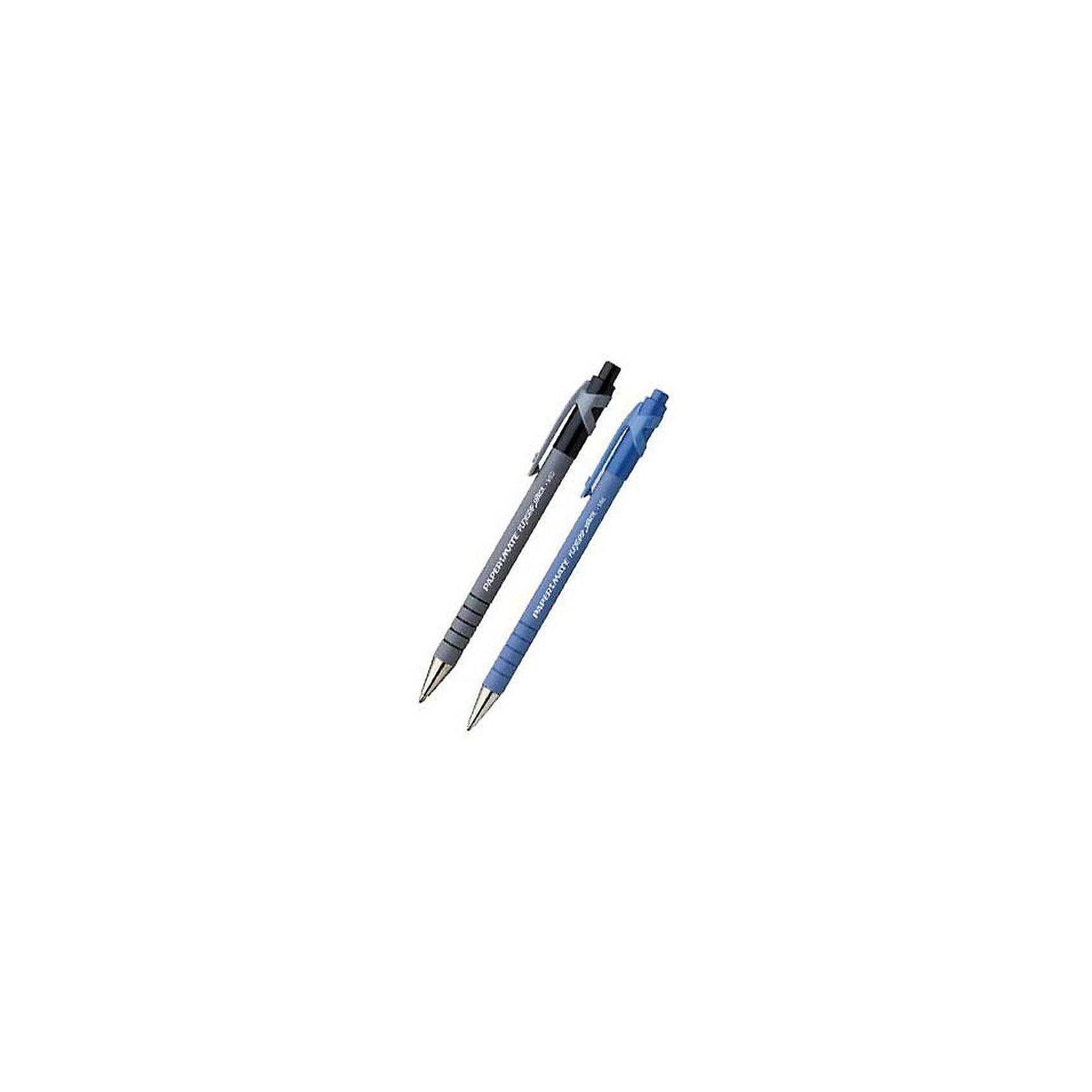 Ручка шариковая Paper mate Flexgrip Ultra 2 шт., синяя Ручка шариковая Paper mate Flexgrip Ultra 2 шт., синяяПисьменные принадлежности<br>Ручка шариковая с кнопочным механизмом.<br>Прорезиненный корпус и металлический наконечник.<br>Кольца в зоне захвата.<br>Цвет чернил: синий.<br>Ширина линии: 0,8 мм.<br>В комплекте: 2 ручки.<br><br>Ширина мм: 170<br>Глубина мм: 30<br>Высота мм: 10<br>Вес г: 33<br>Возраст от месяцев: 36<br>Возраст до месяцев: 2147483647<br>Пол: Унисекс<br>Возраст: Детский<br>SKU: 6884870