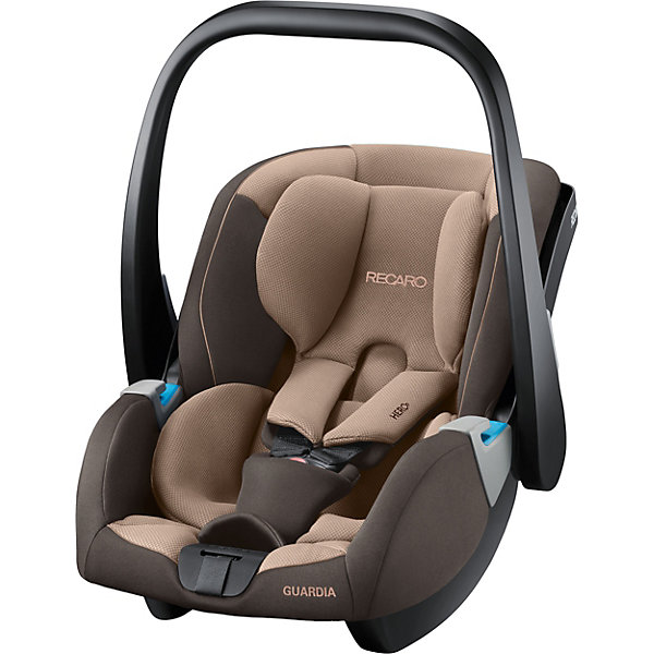 Автокресло Recaro Guardia, 0-13кг., dakar sand Автокресло Recaro Guardia, 0-13кг., dakar sandГруппа 0+ (до 13 кг)<br>Характеристики:<br><br>• группа: 0-0+;<br>• возраст ребенка: до 13 кг;<br>• вес ребенка: от рождения до 12 месяцев;<br>• способ крепления: база SmartClick с крепление Isofix или штатные ремни безопасности автомобиля;<br>• дополнительная упор-ножка в пол;<br>• обратите внимание: база SmartClick приобретается отдельно;<br>• защита от боковых ударов;<br>• способ установки: против хода движения автомобиля;<br>• тип ремней безопасности: 5-ти точечные с мягкими накладками;<br>• регулируемая ручка для переноски;<br>• съемные чехлы: стирка при температуре 30 градусов;<br>• вентилируемая вставка;<br>• регулируемый солнцезащитный козырек;<br>• люлька-качалка: специальные полозья для укачивания малыша;<br>• автокресло устанавливается на шасси колясок Recaro с помощью адаптеров;<br>• материал: пластик, полиэстер;<br>• размер автокресла: 75х47х45 см;<br>• вес автокресла: 4,1 кг;<br>• вес в упаковке: 4,5 кг.<br><br>Комплектация:<br><br>• автокресло;<br>• подушечка для новорожденных;<br>• солнцезащитный козырек;<br>• адаптеры;<br>• инструкция. <br><br>Автокресло Recaro Guardia, 0-13 кг, dakar sand можно купить в нашем интернет-магазине.<br><br>Ширина мм: 660<br>Глубина мм: 440<br>Высота мм: 590<br>Вес г: 4100<br>Возраст от месяцев: 0<br>Возраст до месяцев: 12<br>Пол: Унисекс<br>Возраст: Детский<br>SKU: 6885331
