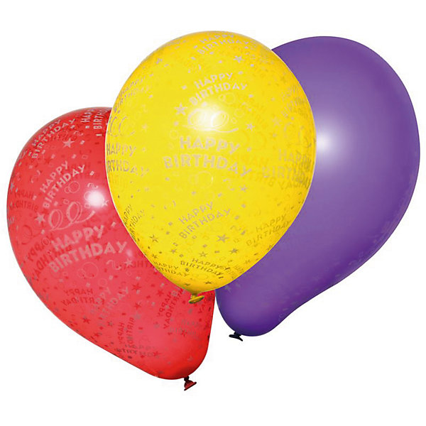 Шары воздушные Happy Birthday, 10 шт Шары воздушные Happy Birthday, 10 штВоздушные шары<br>Характеристики товара:<br><br>• возраст: от 3 лет<br>• цвет: мульти<br>• материал: биоразлагаемый латекс<br>• размер упаковки: 3х13х20 см<br>• для надувания гелием или воздухом<br>• комплектация: 100 шт<br>• вес: 50 г<br>• страна бренда: Германия<br>• страна изготовитель: Германия<br><br>Воздушные шары с поздравлением С ДНЕМ РОЖДЕНИЯ! добавят красок во время вечеринки. <br><br>Изделие произведено из безопасного для детей материала.<br><br>Шары воздушные «Happy Birthday», 10 шт., от бренда Herlitz (Херлиц) можно купить в нашем интернет-магазине.<br><br>Ширина мм: 15<br>Глубина мм: 128<br>Высота мм: 200<br>Вес г: 32<br>Возраст от месяцев: 36<br>Возраст до месяцев: 2147483647<br>Пол: Унисекс<br>Возраст: Детский<br>SKU: 6886493